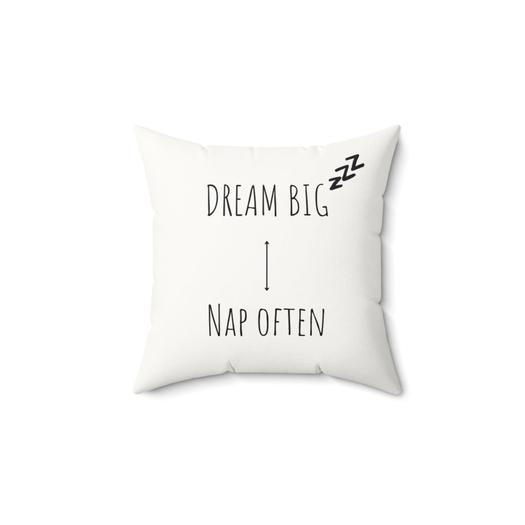 Dream Big Faux Suede Pillow