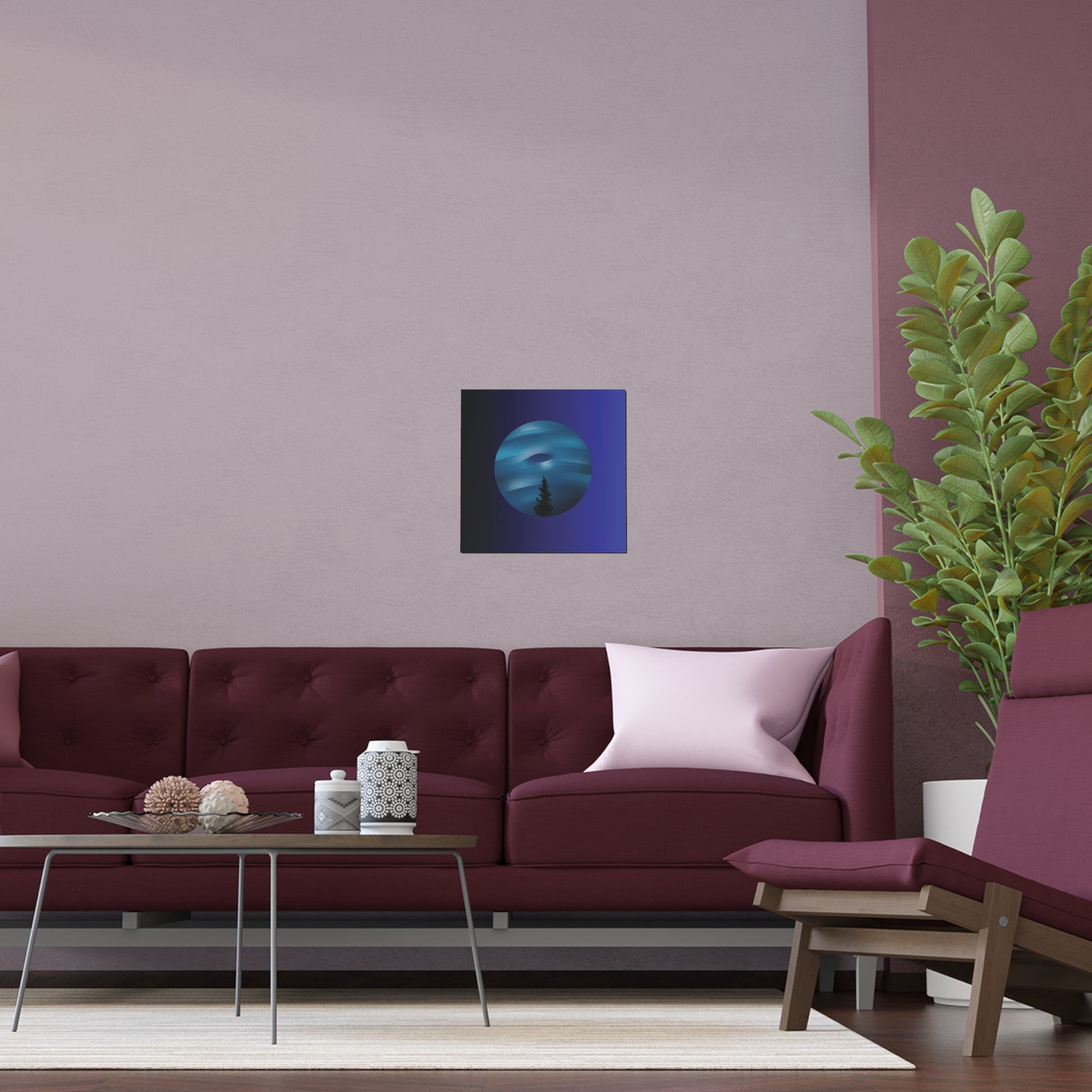 Silk Posters - Retro Neptune Style for Dark and Gloomy Rooms