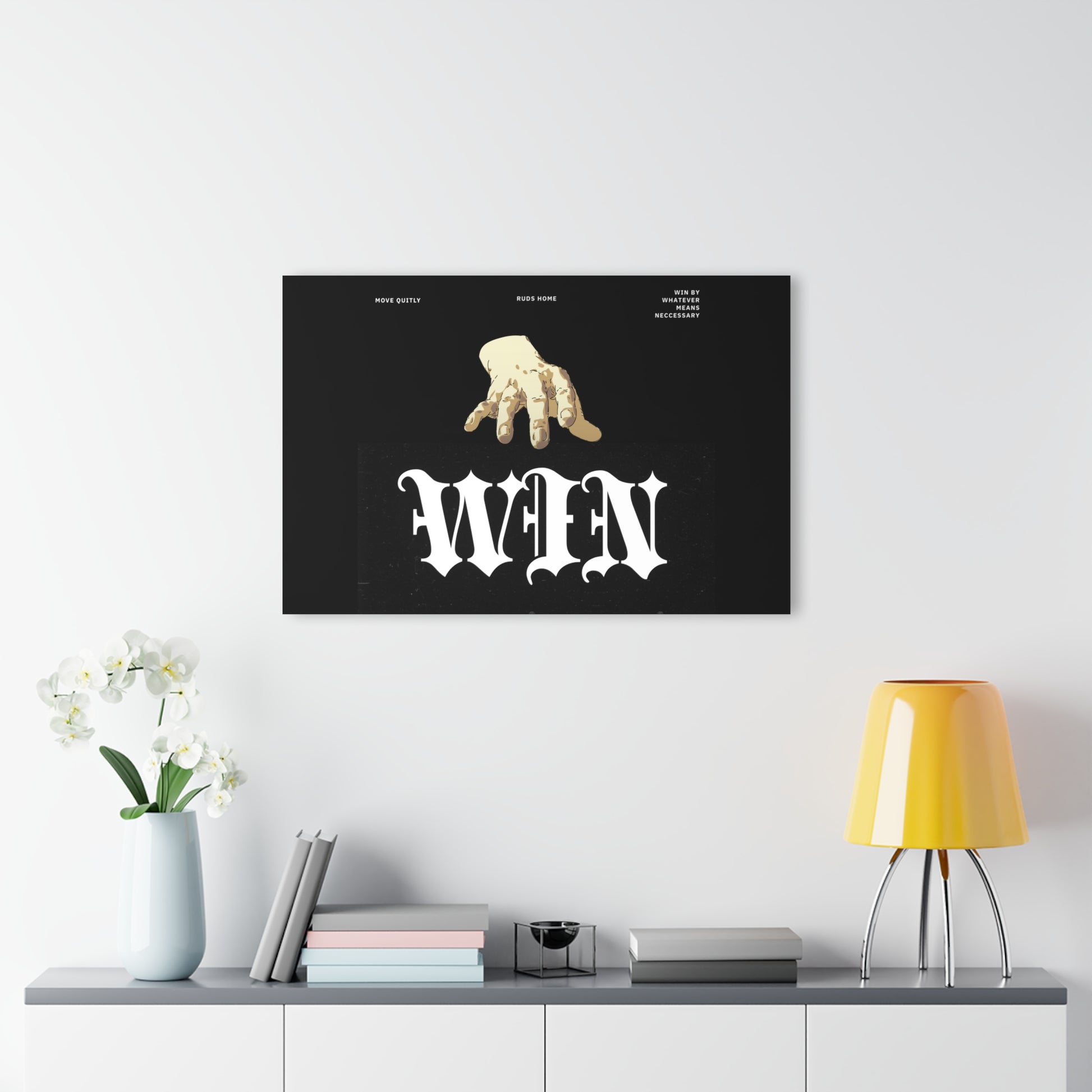 Win Canvas Piece
