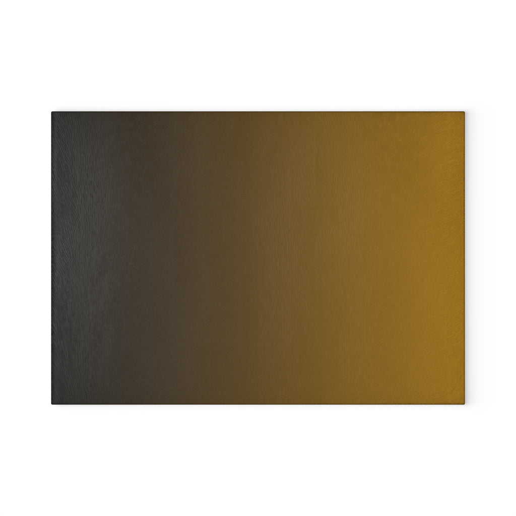 Hallow yellow glass cutting board