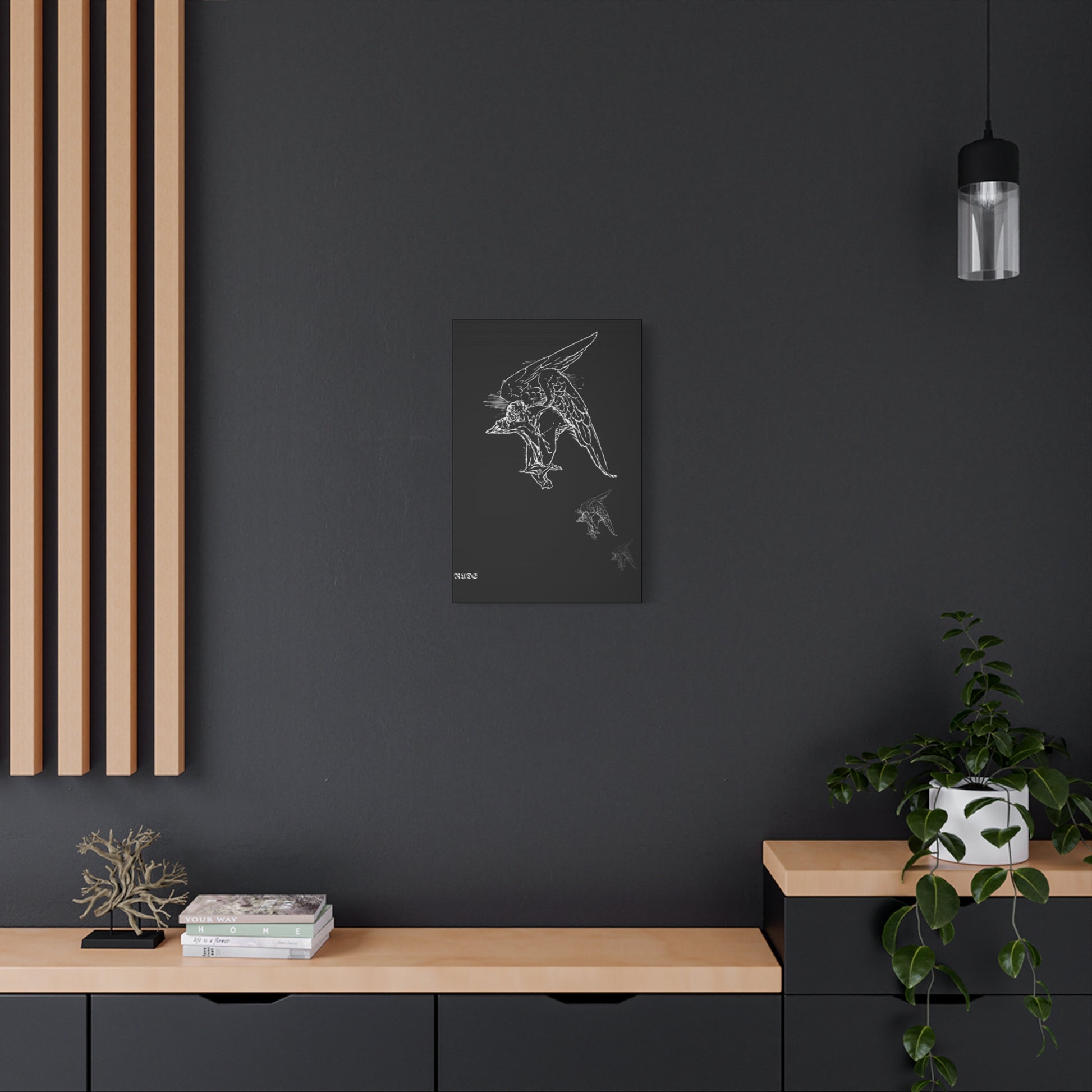 Artistic Angel Canvas Print
