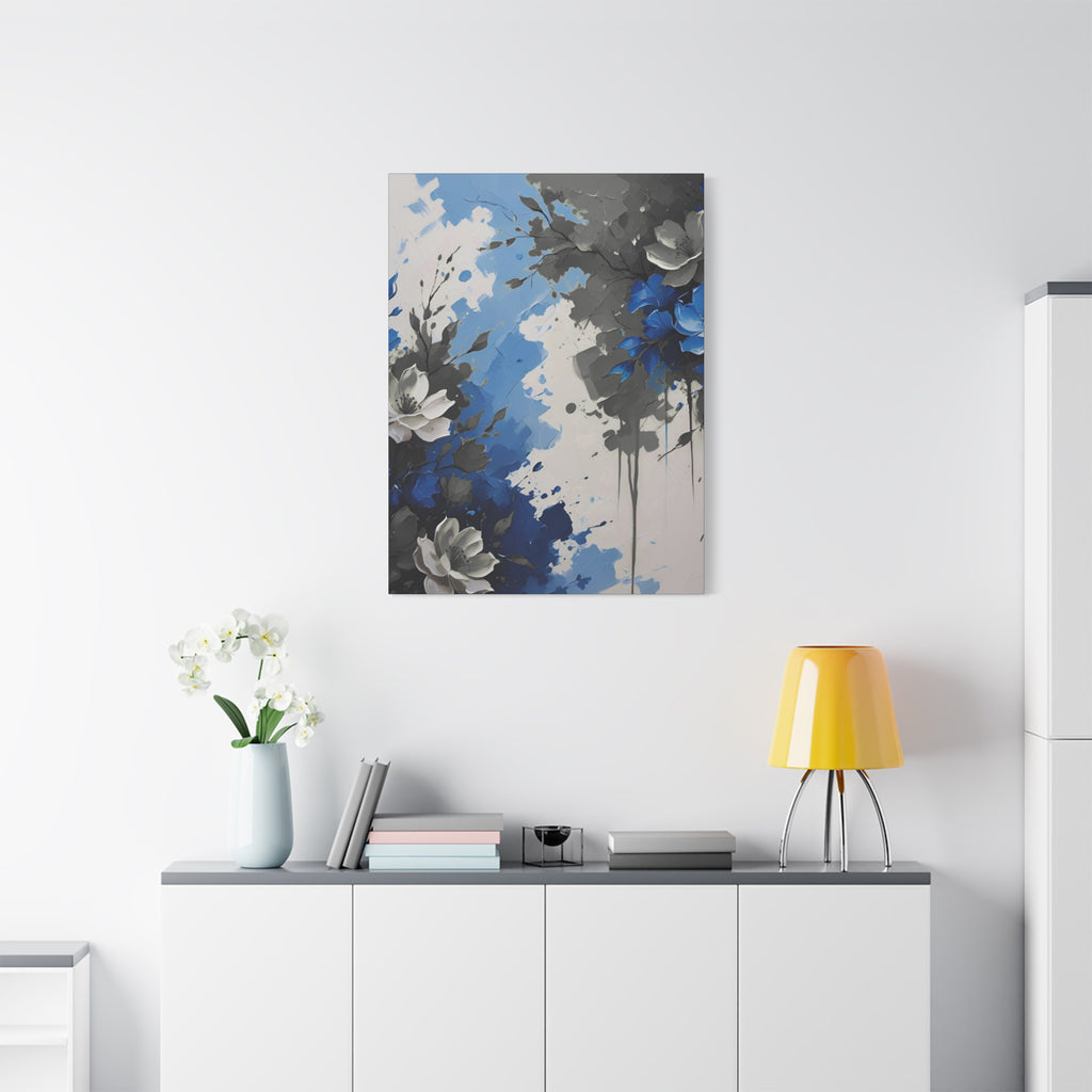 Canvas Print - Autistic Flowers Painting