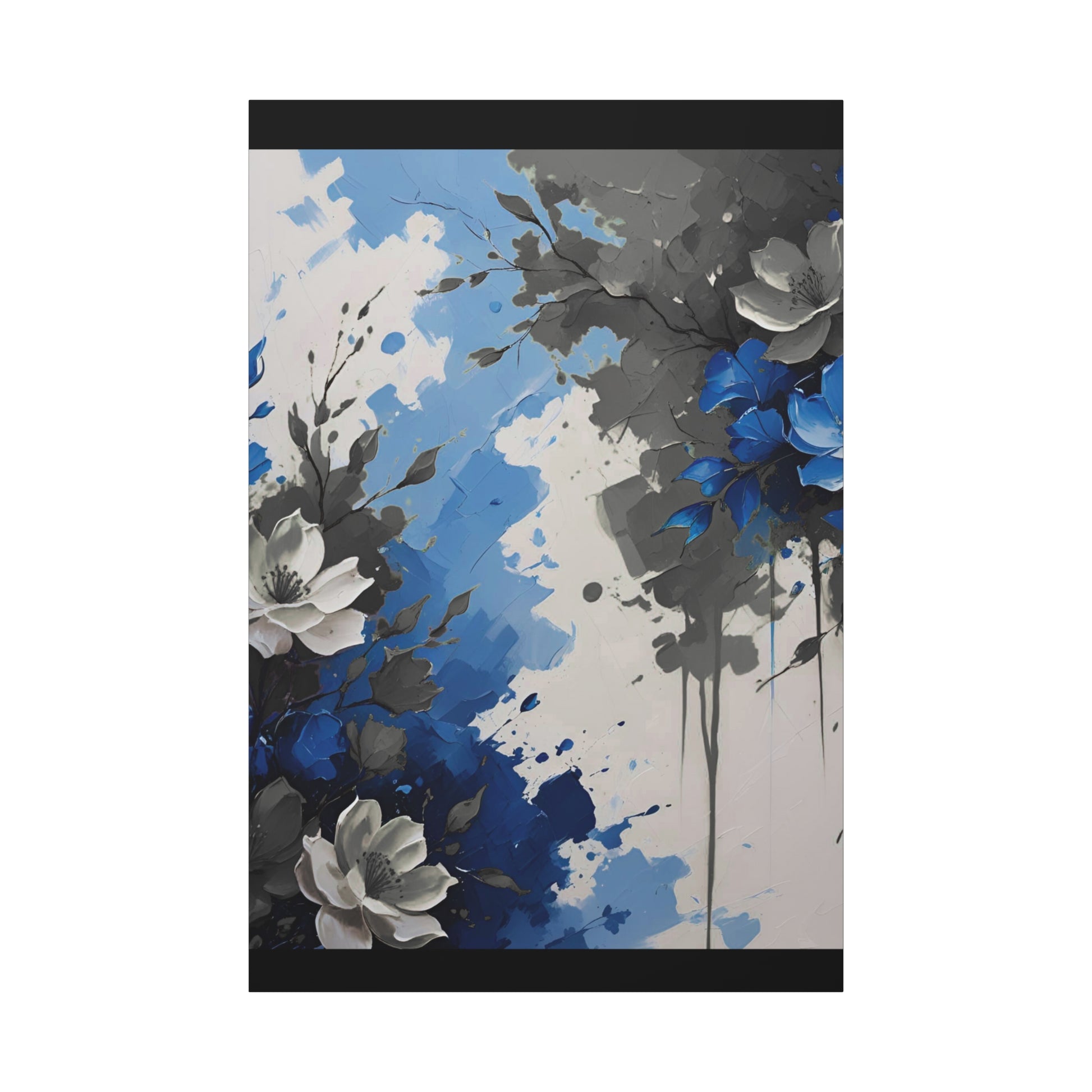 Canvas Print - Autistic Flowers Painting