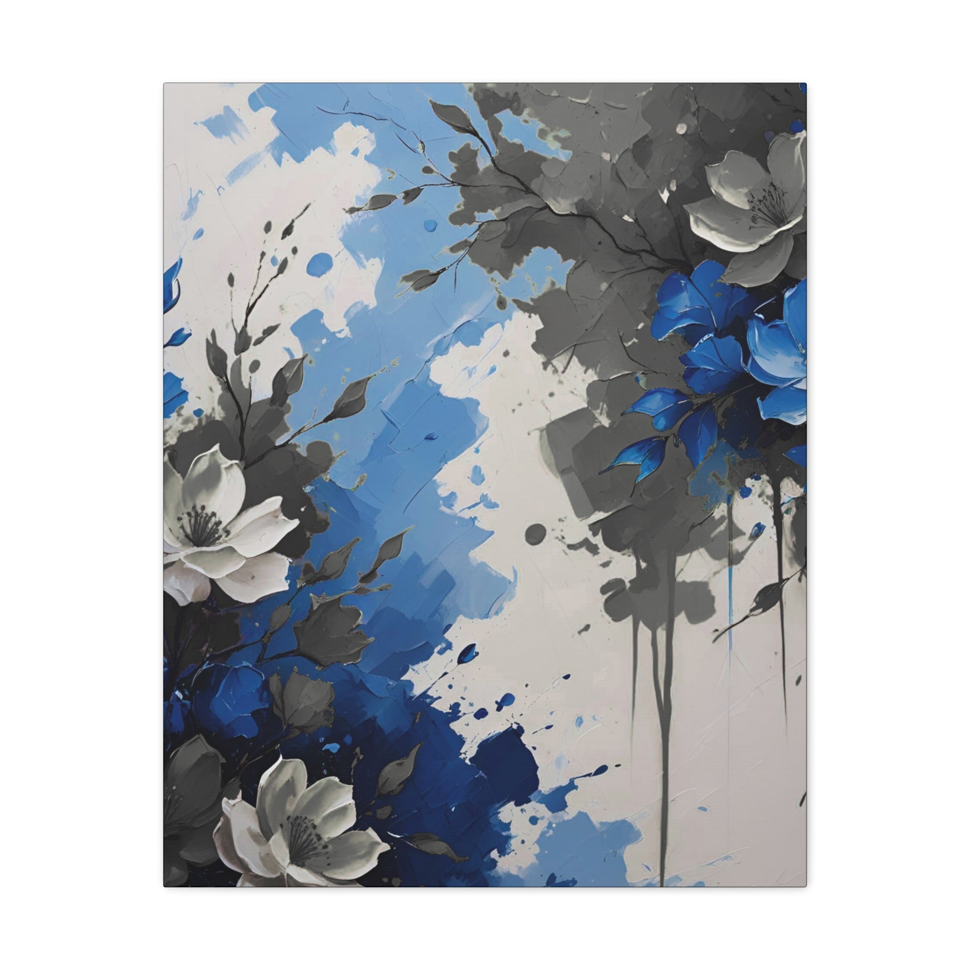 Canvas Print - Autistic Flowers Painting