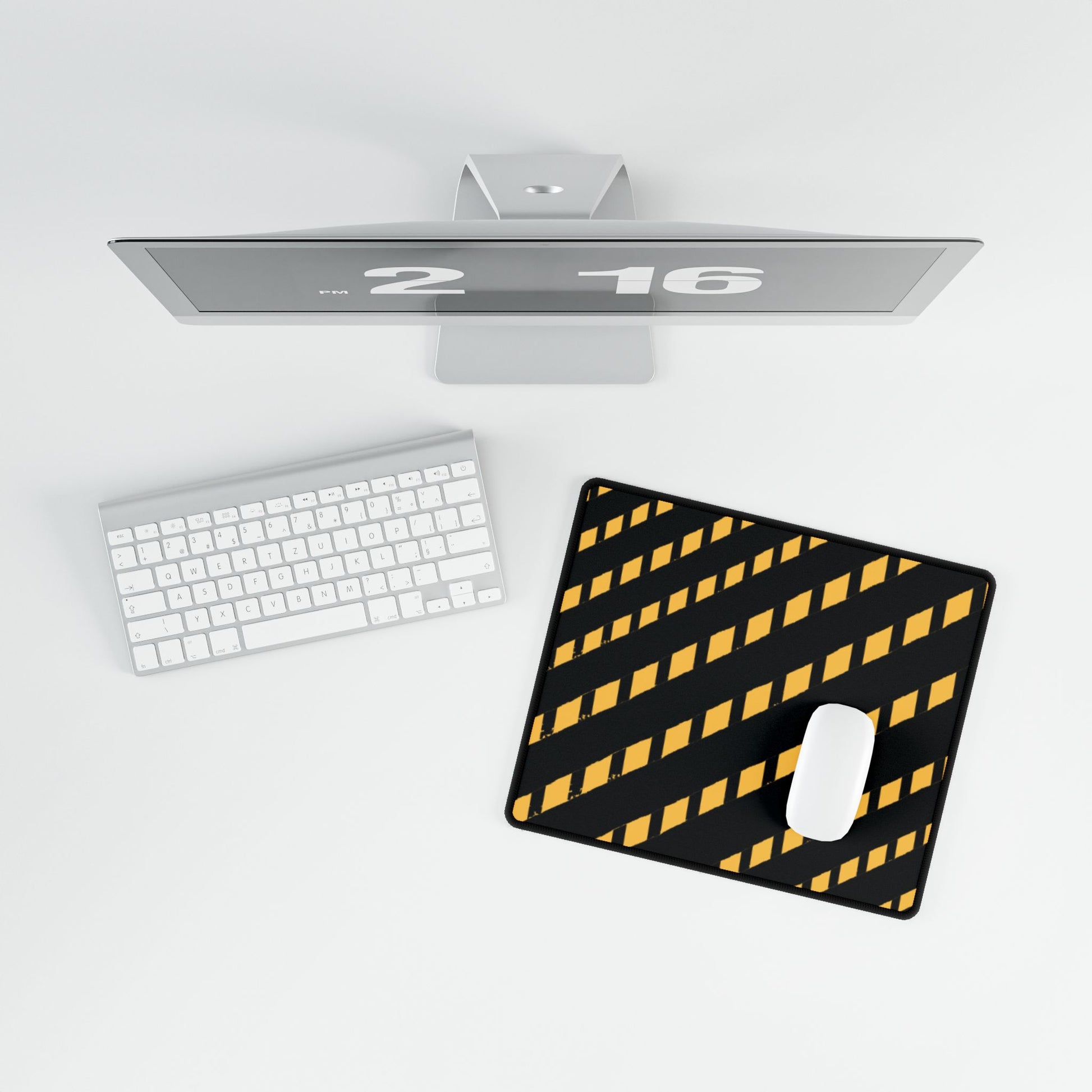 Desk Mat Caution Tape Design