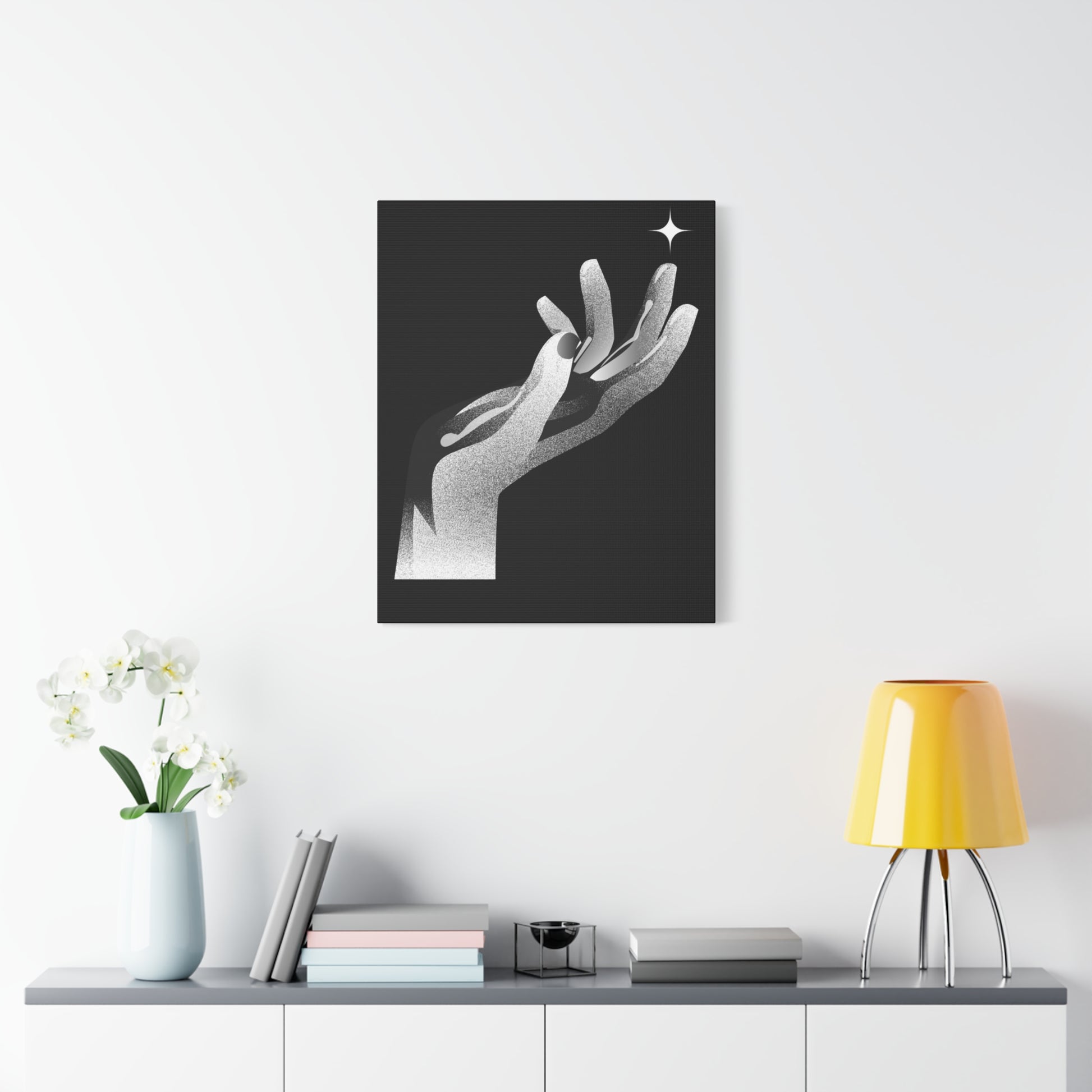 Hand canvas Artwork