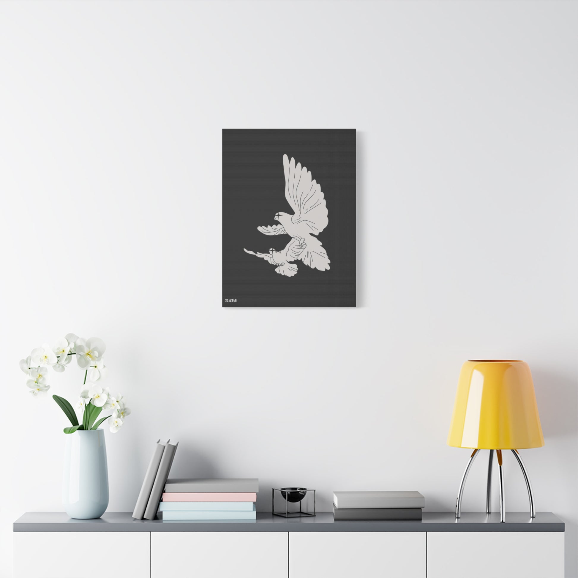 Elegant Bird Wall Art Canvas