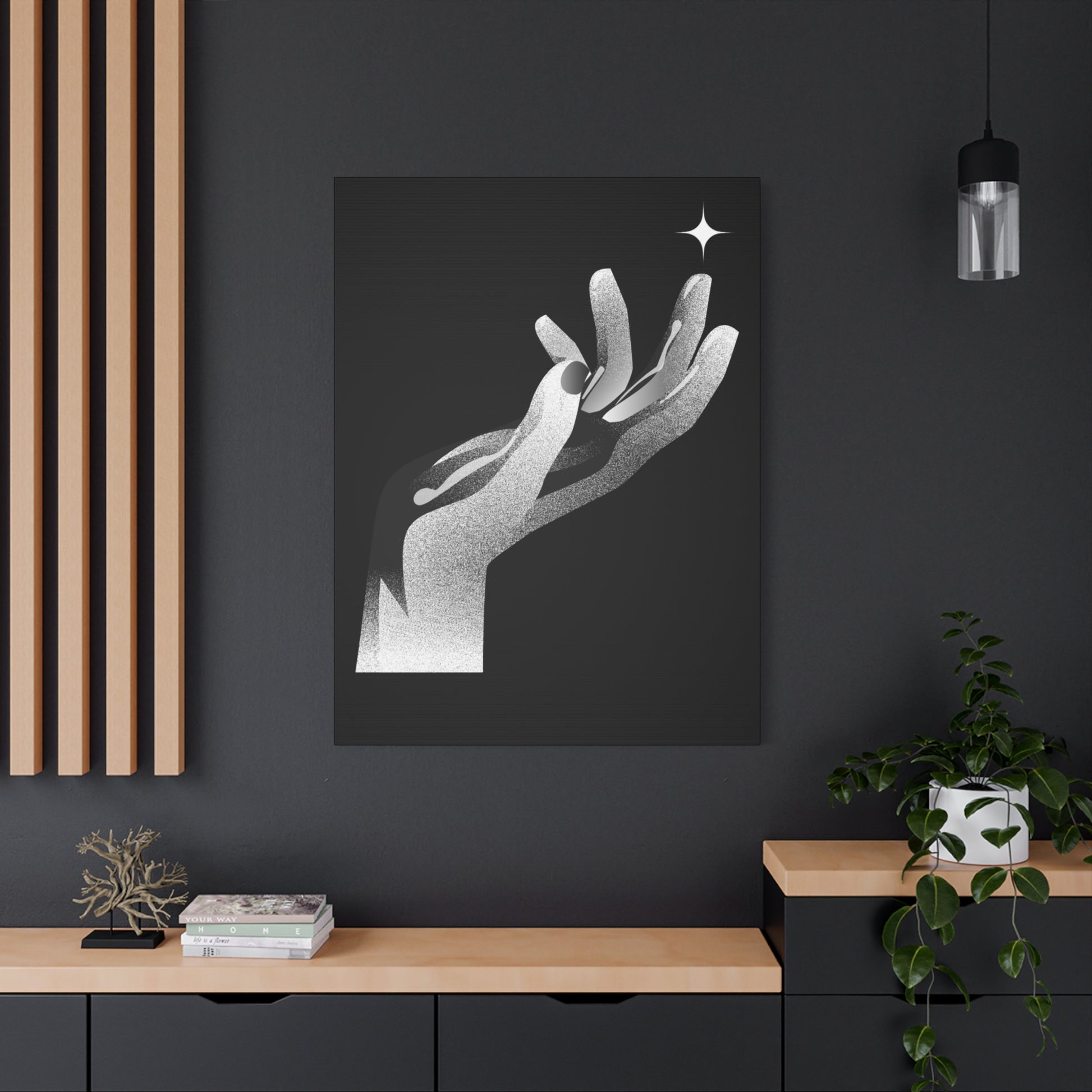 Hand canvas Artwork