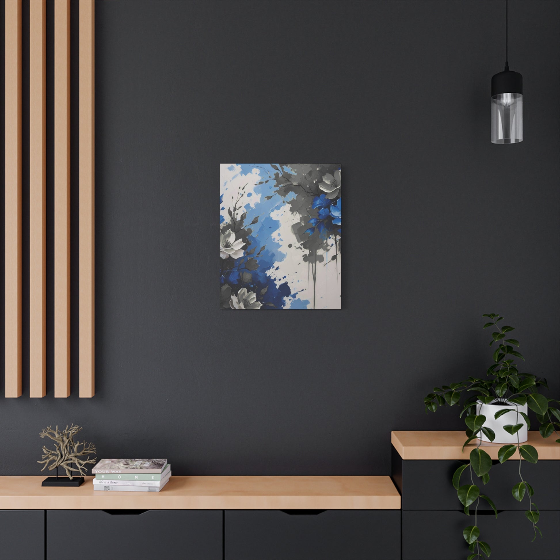 Canvas Print - Autistic Flowers Painting
