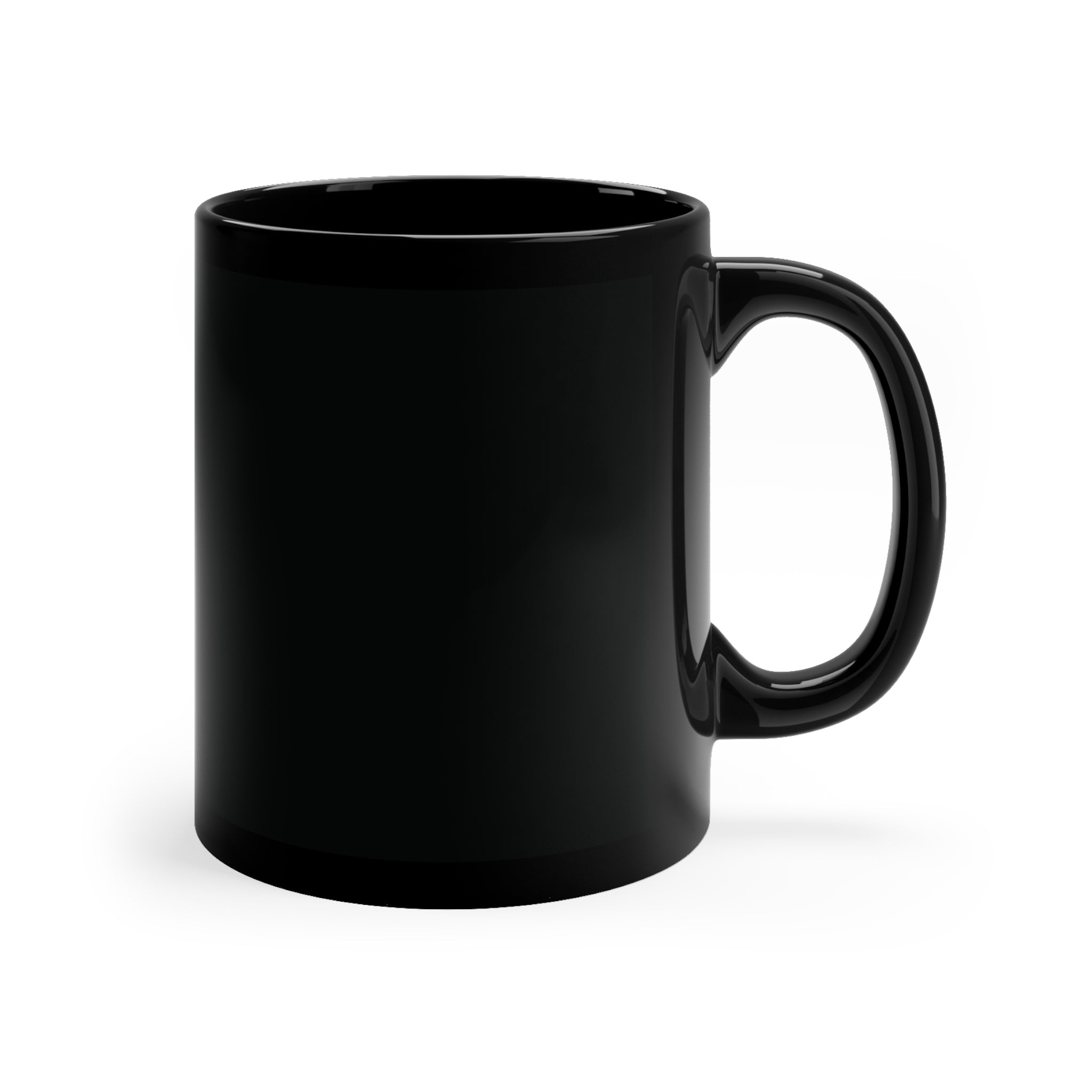Smiley Face Black Coffee Mug