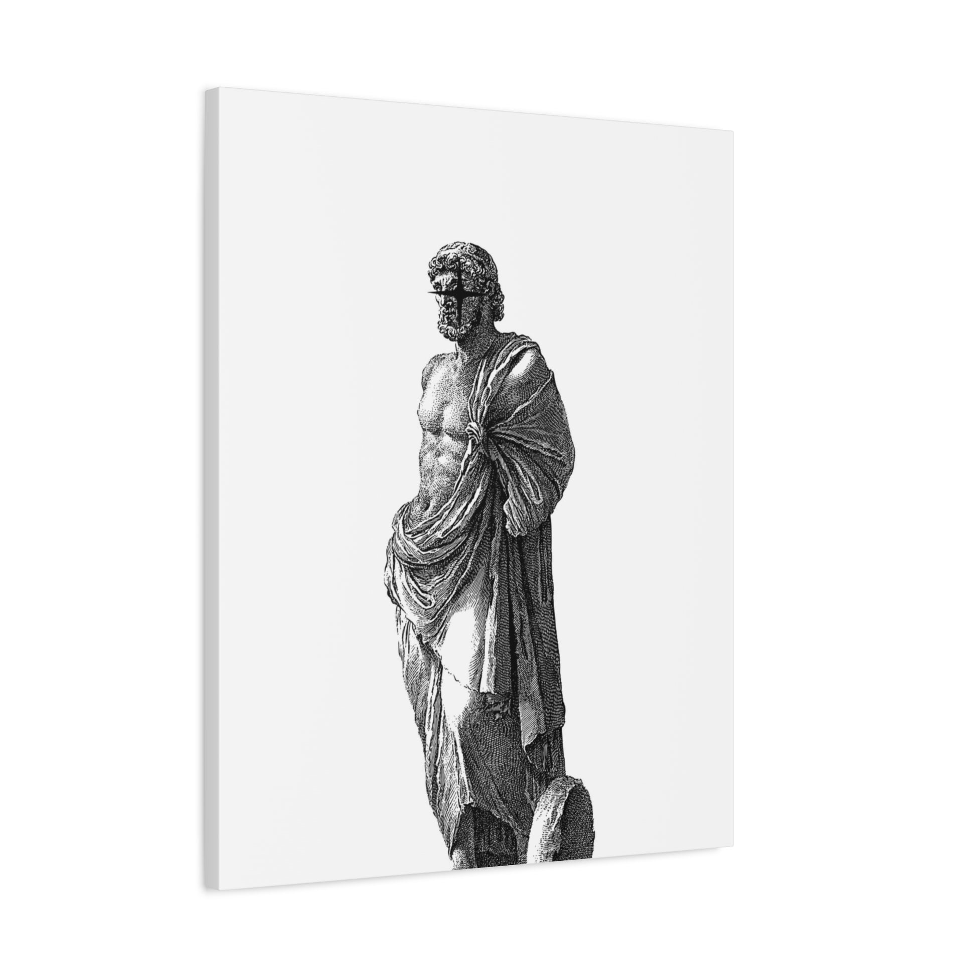 Classic Statue Matte Canvas Art Print