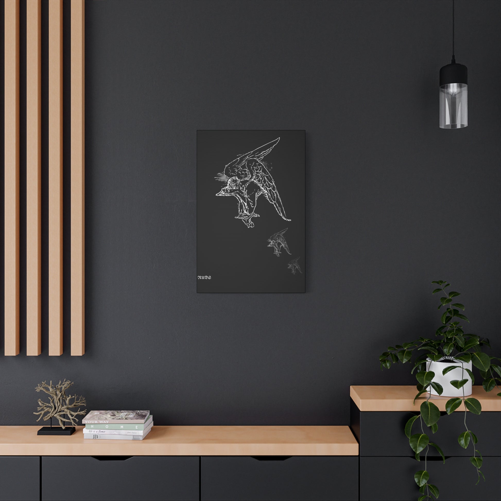 Artistic Angel Canvas Print