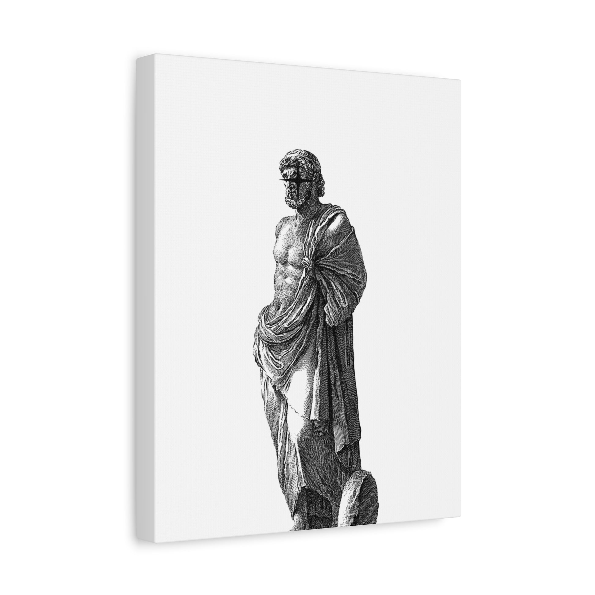 Classic Statue Matte Canvas Art Print