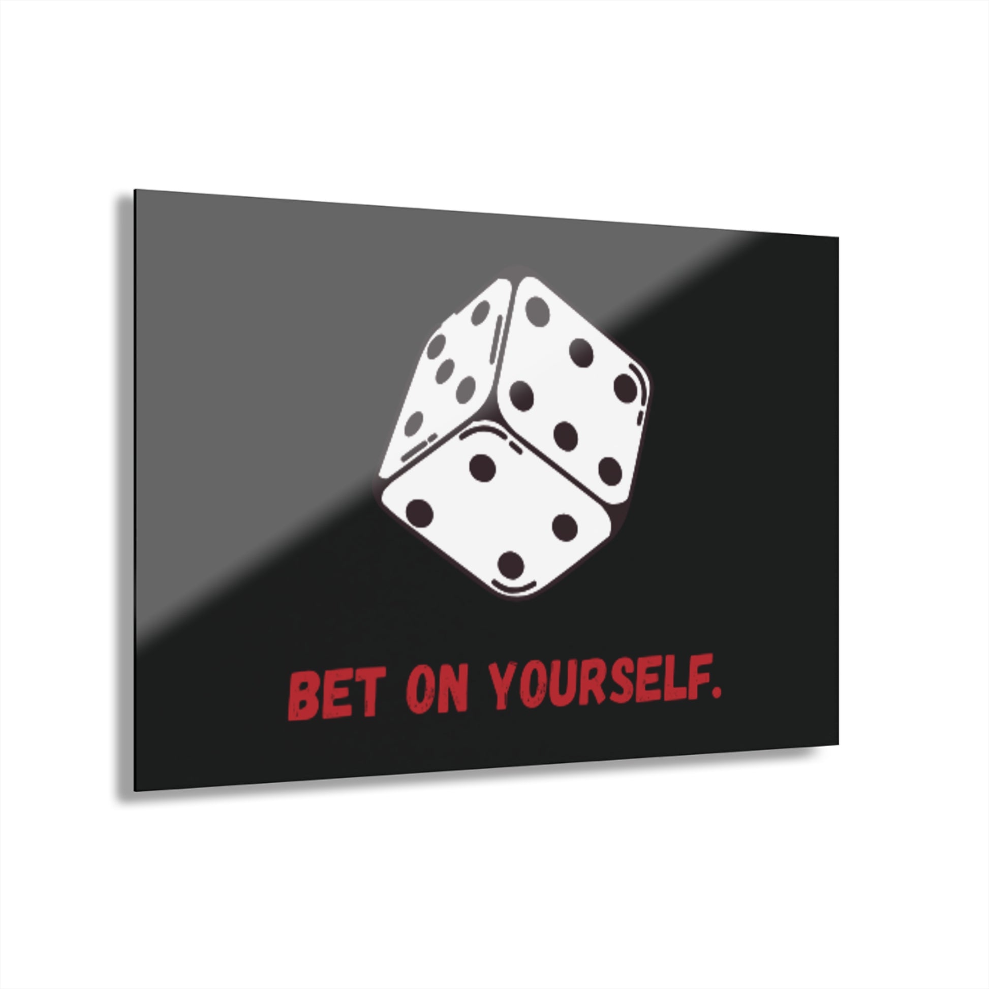 Bet on Yourself - Inspirational Wall Art