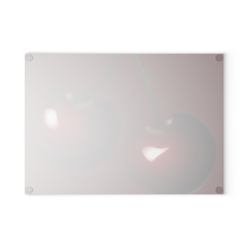 Cherry blossom glass cutting board