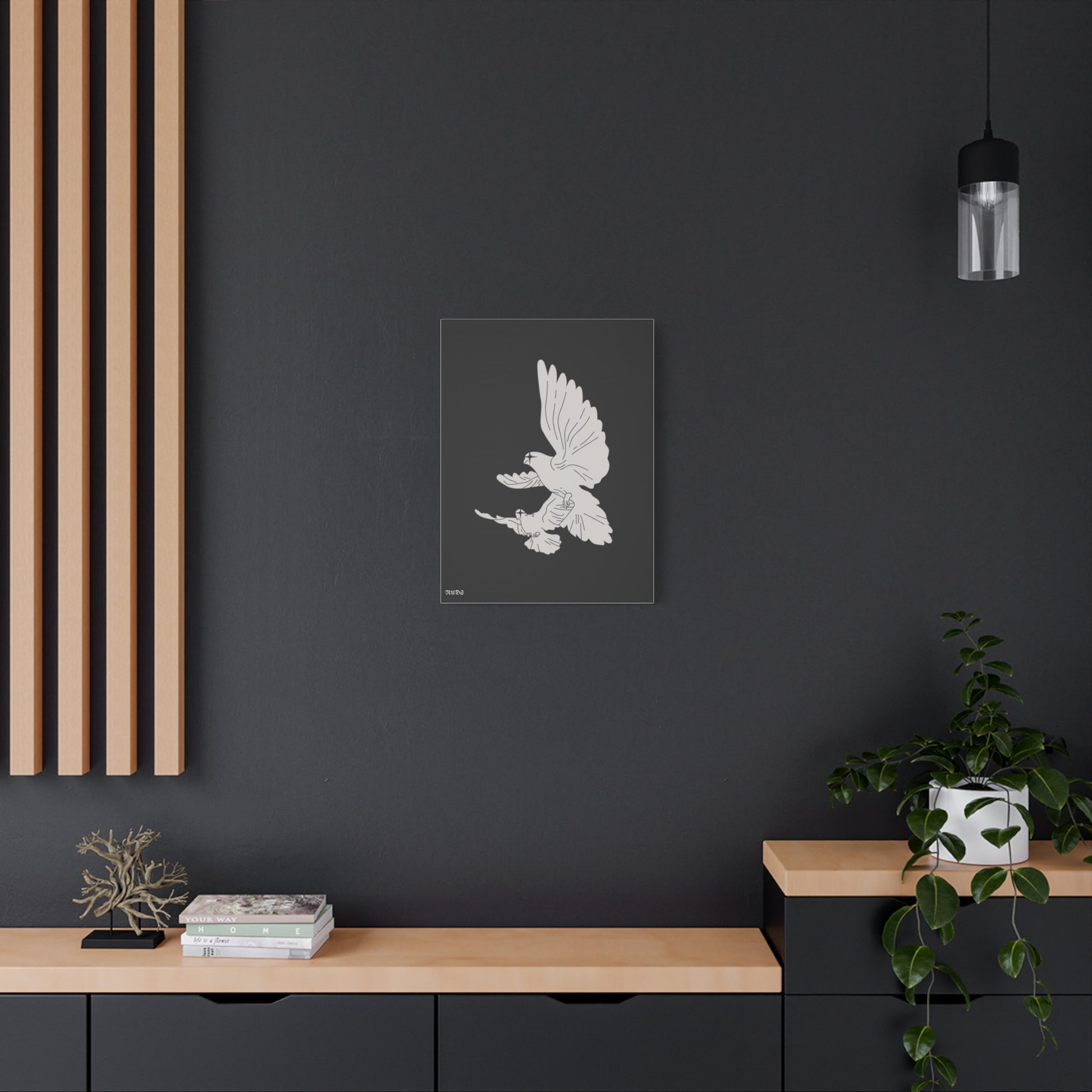Elegant Bird Wall Art Canvas