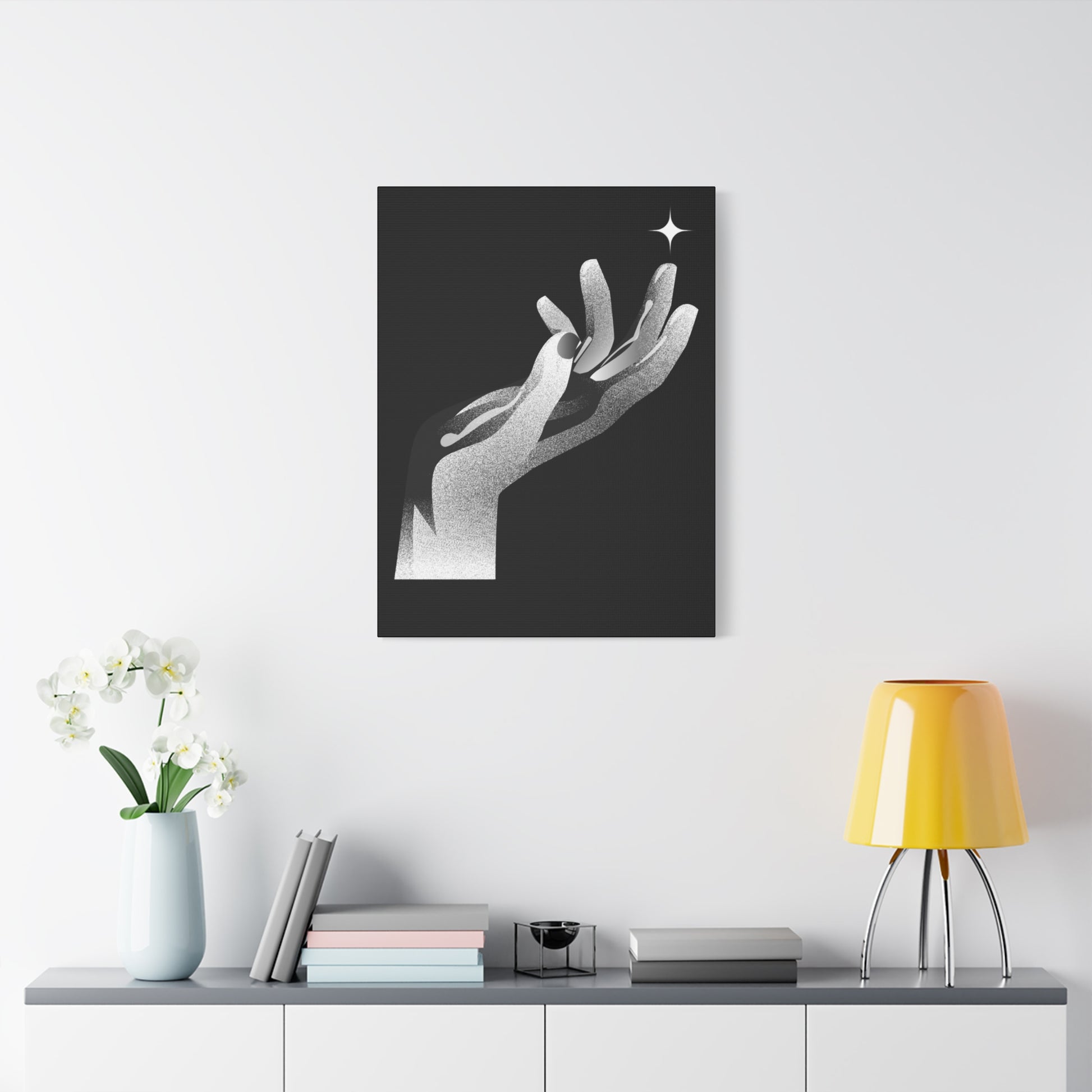 Hand canvas Artwork