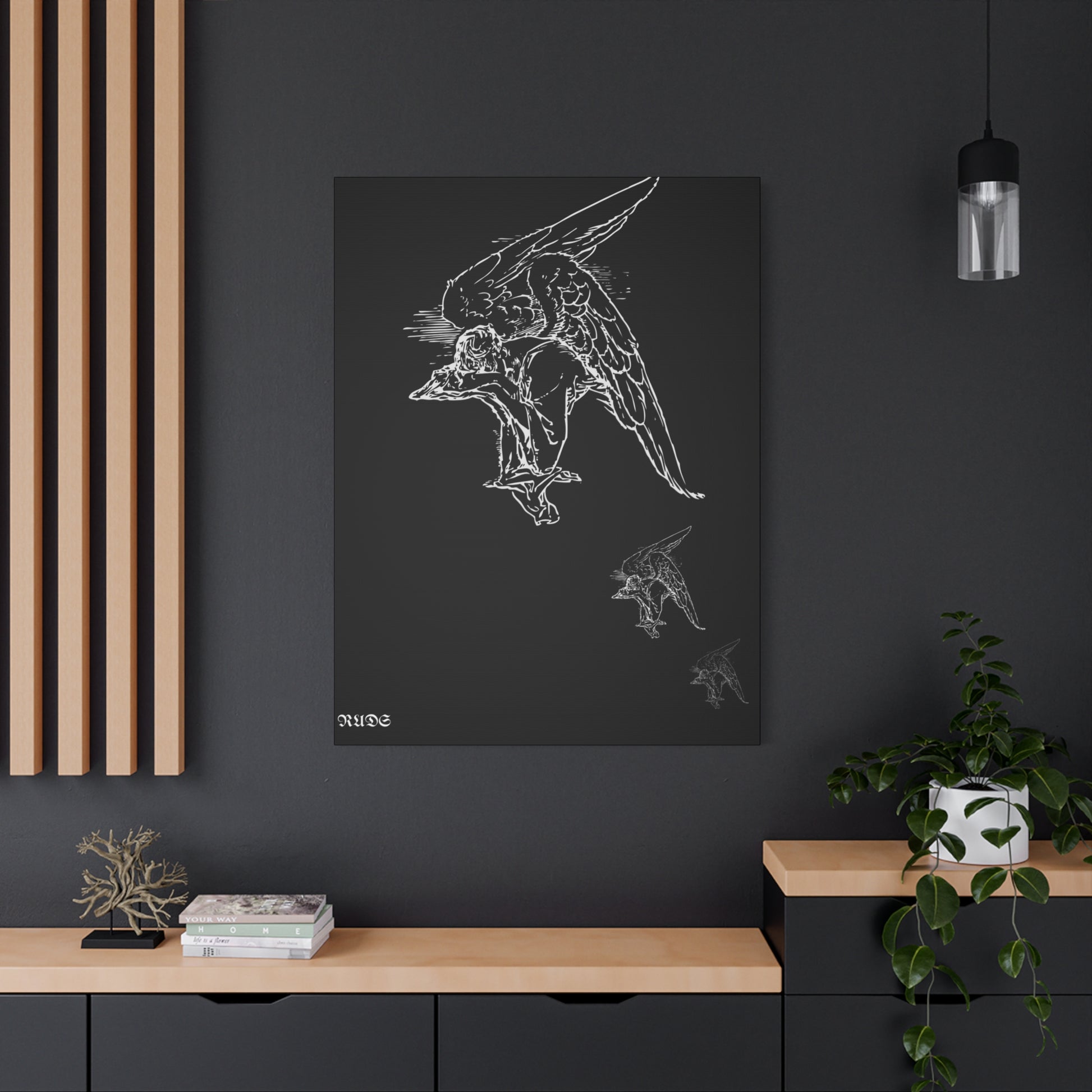 Artistic Angel Canvas Print