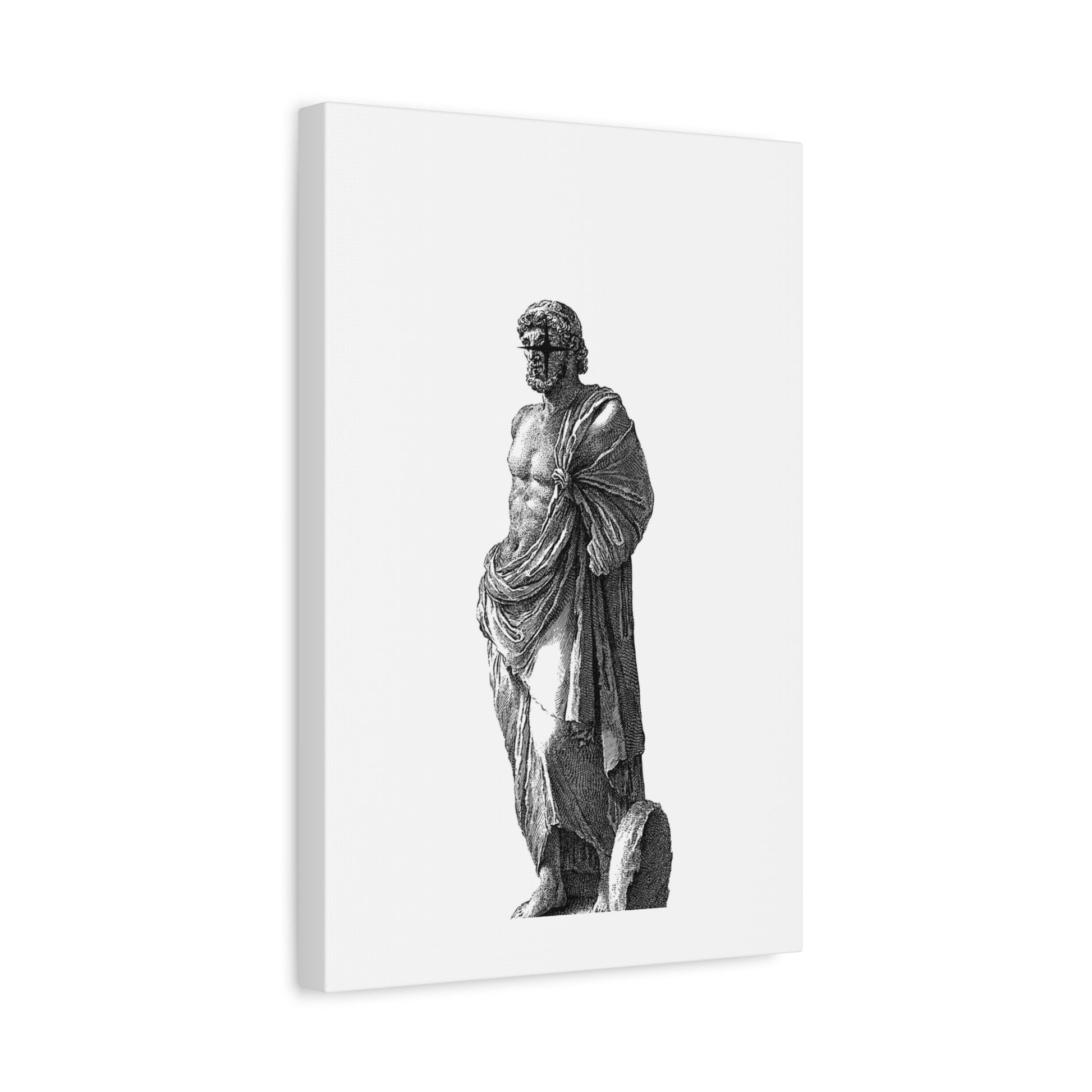 Classic Statue Matte Canvas Art Print