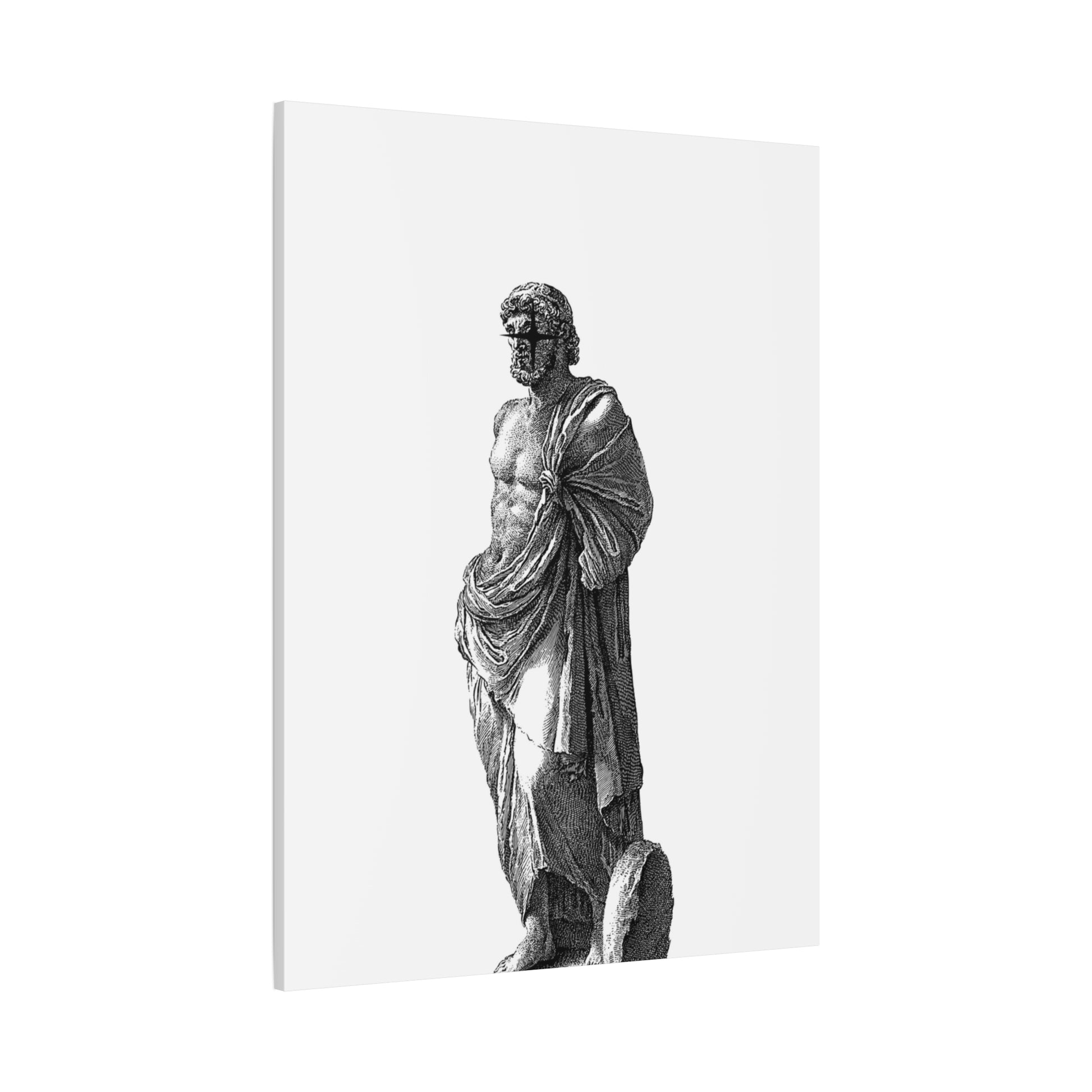Classic Statue Matte Canvas Art Print