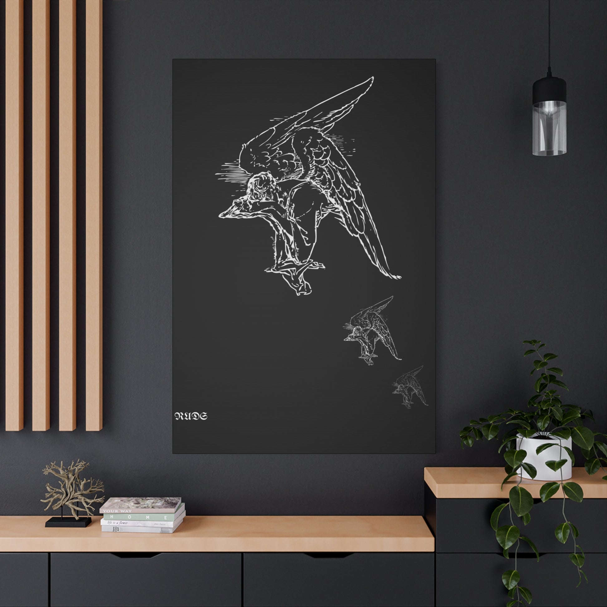 Artistic Angel Canvas Print