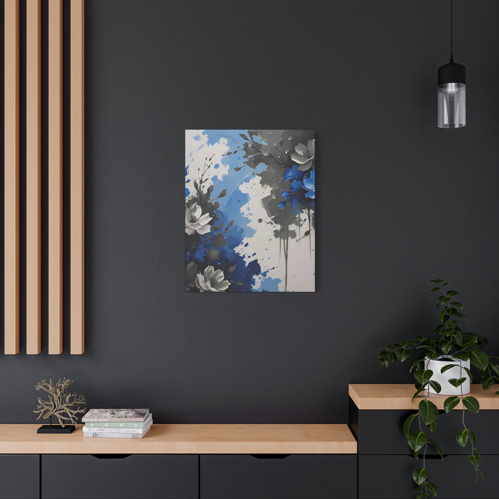 Canvas Print - Autistic Flowers Painting