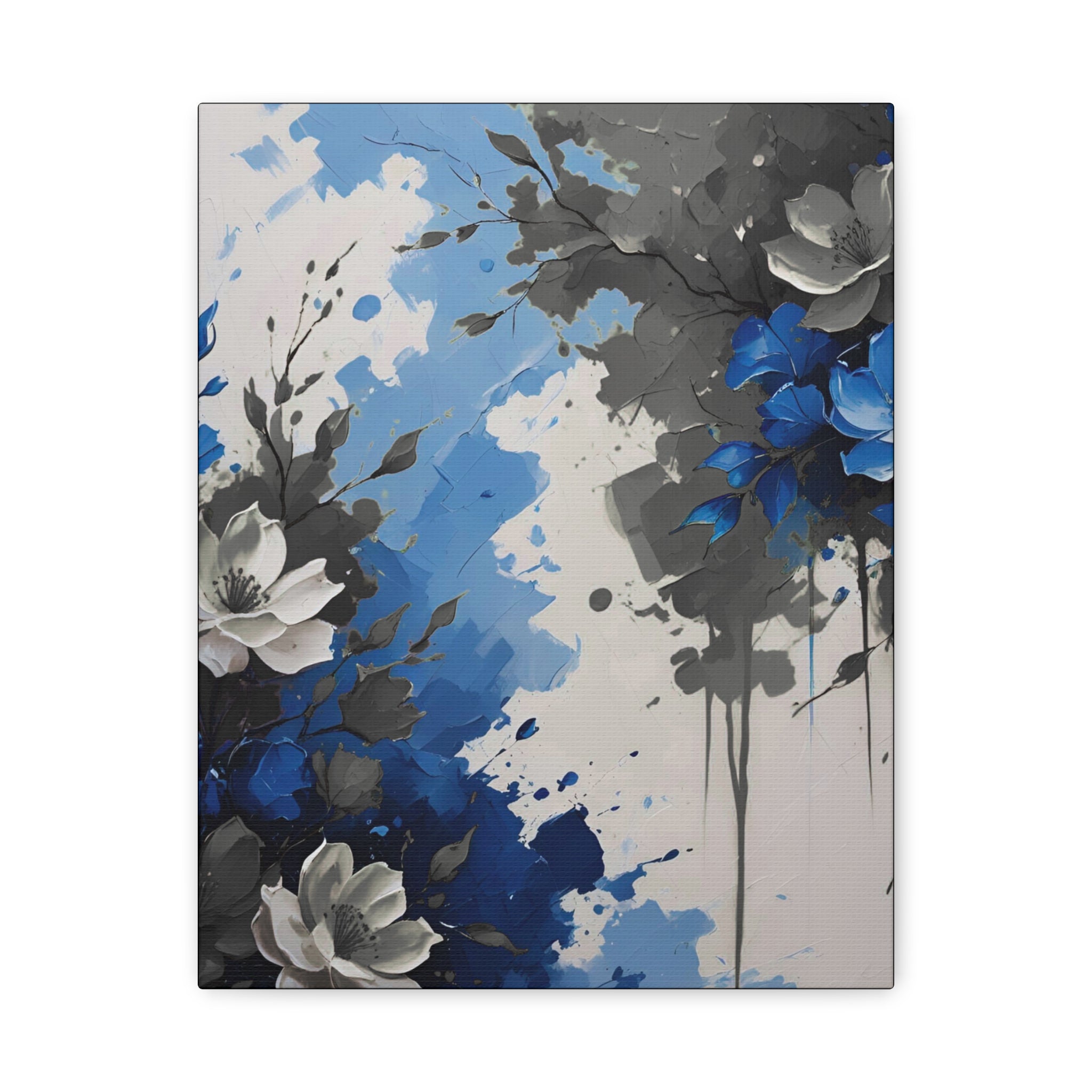 Canvas Print - Autistic Flowers Painting