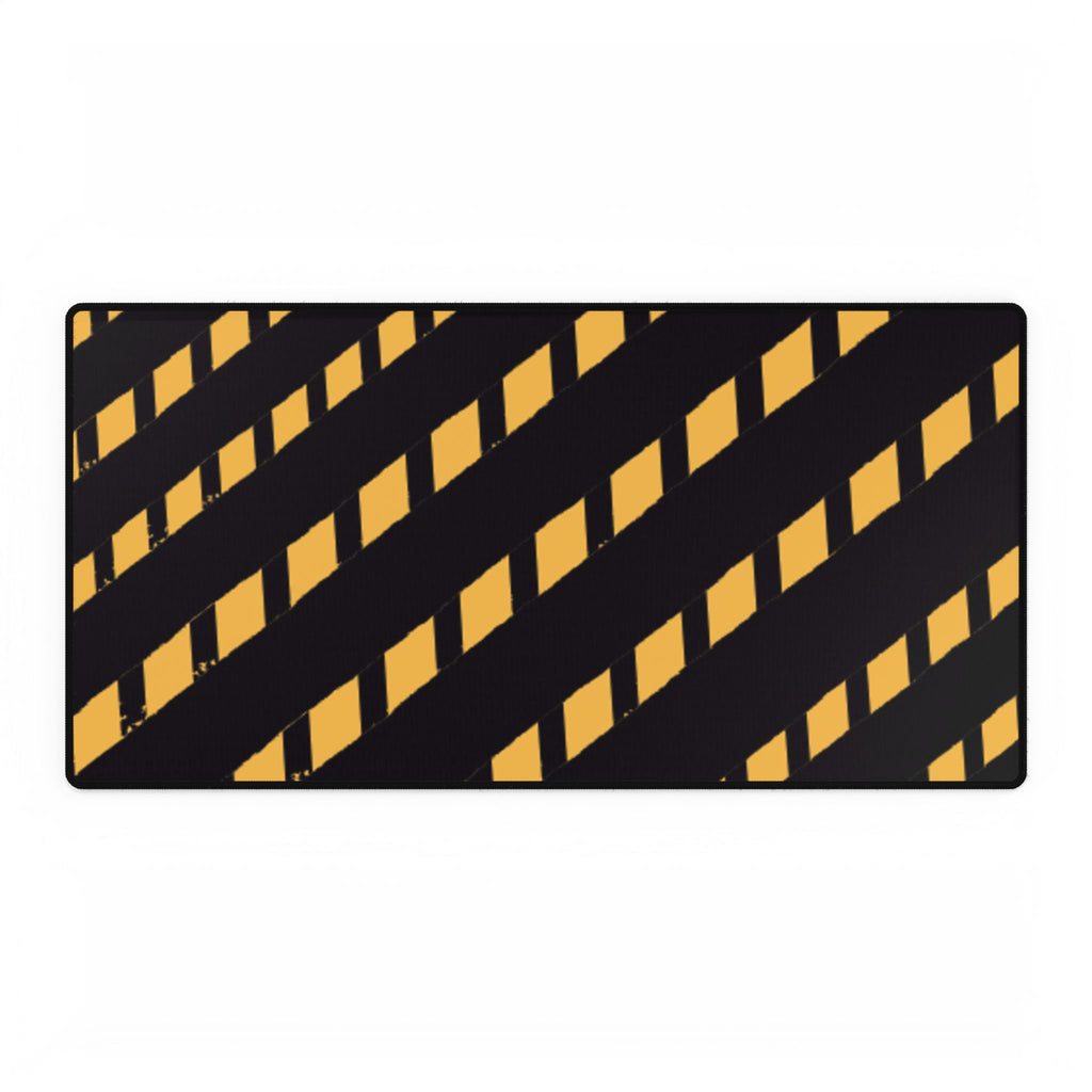 Desk Mat Caution Tape Design