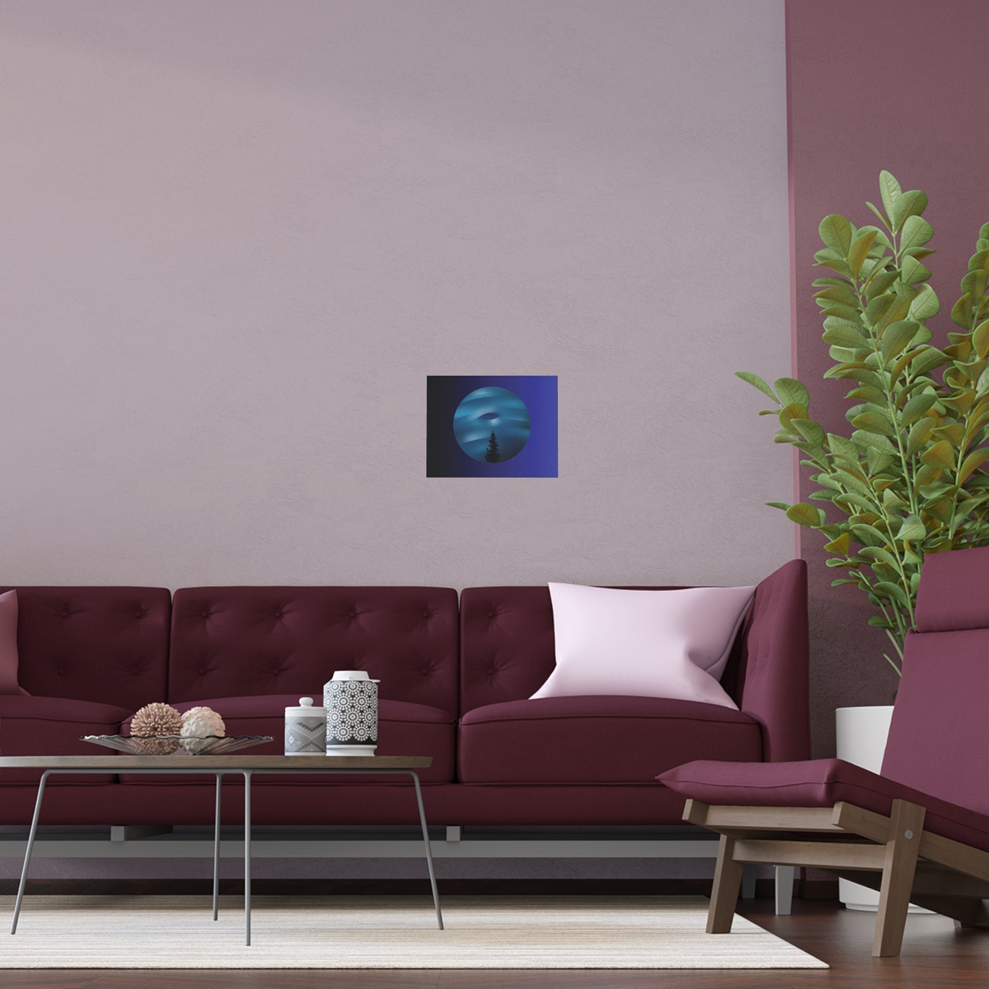 Silk Posters - Retro Neptune Style for Dark and Gloomy Rooms