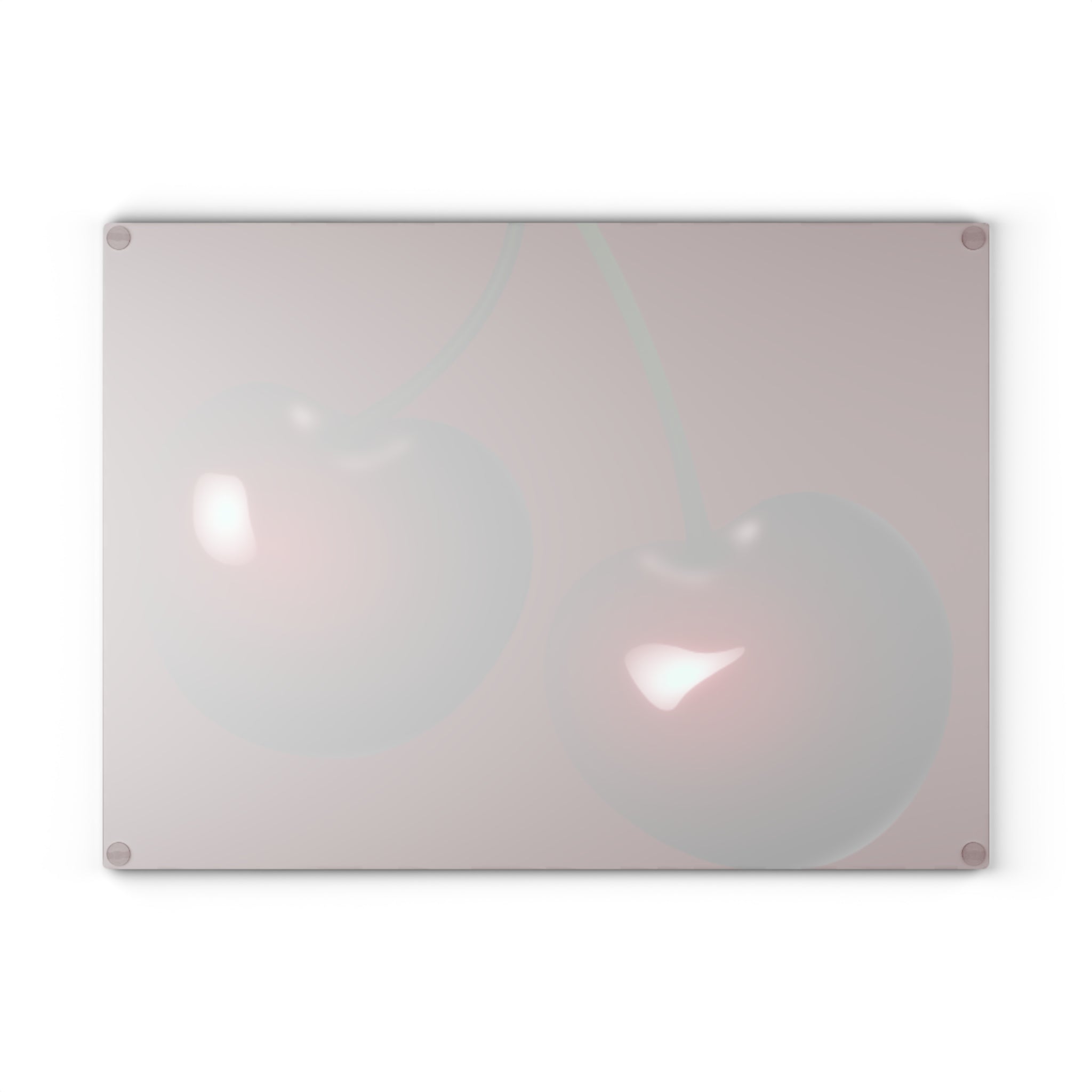 Cherry blossom glass cutting board