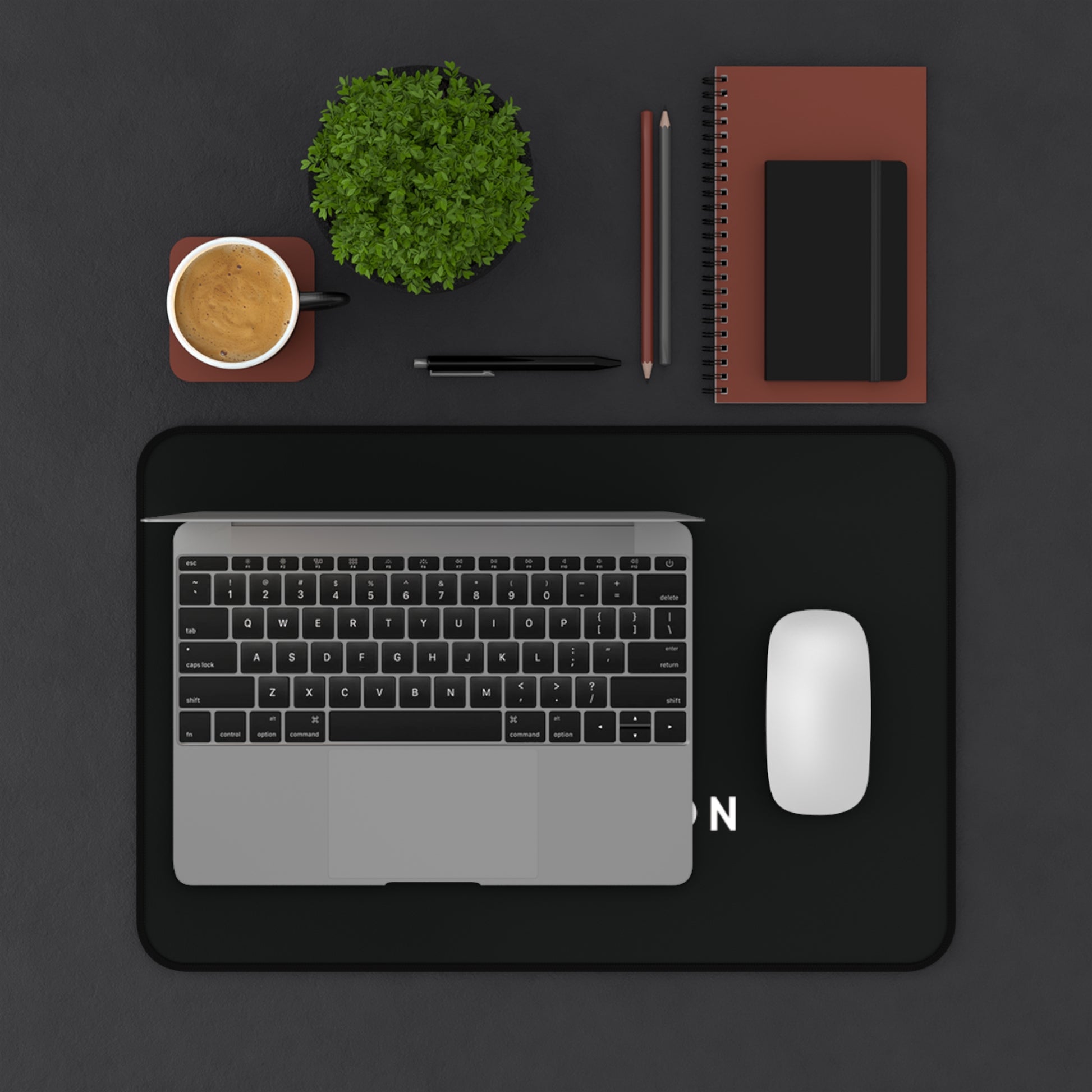 Desk Mat - Moonlit Night Lunar Elegance Mousepad