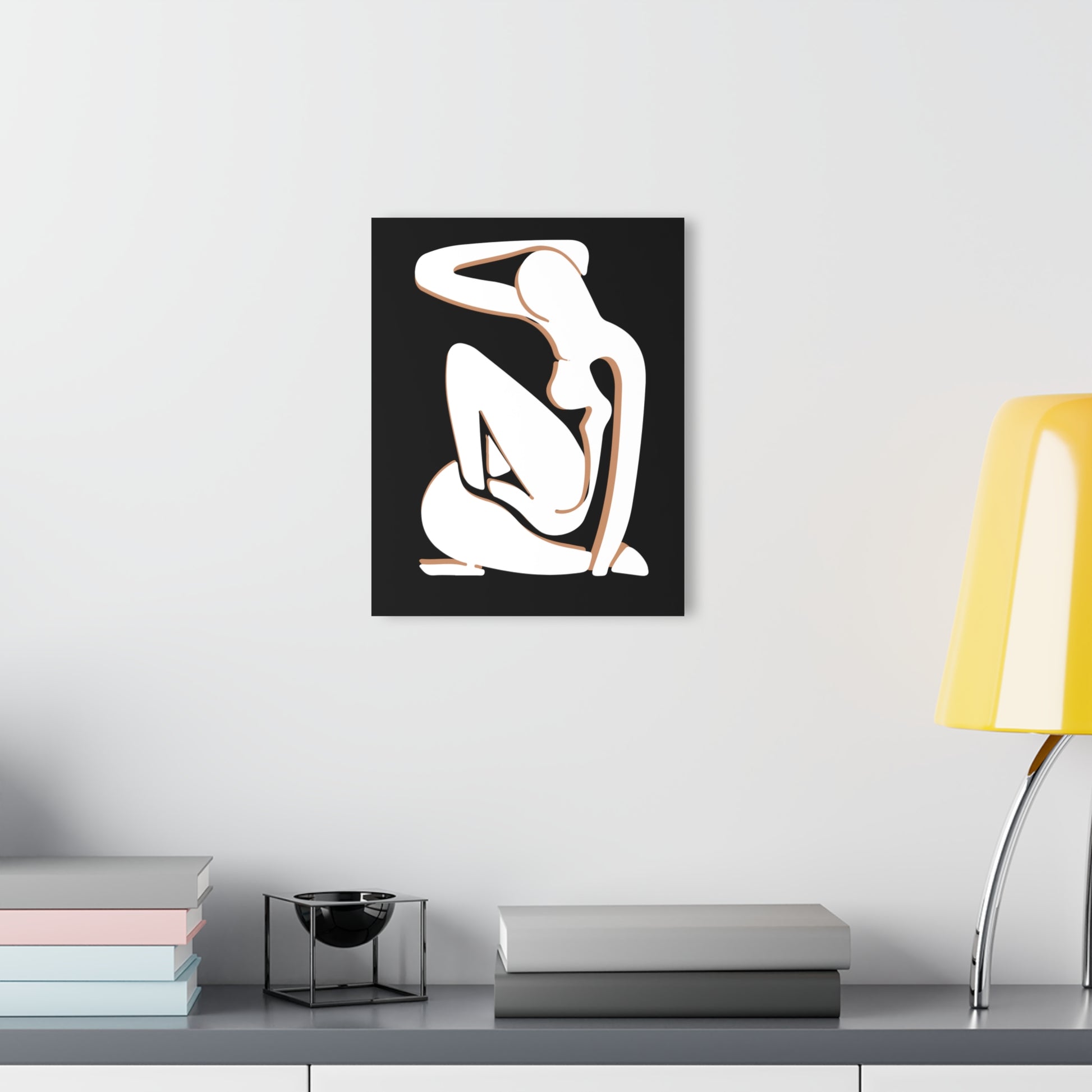 Elegant Acrylic Art Print - Modern Body Sculpt Home Decor