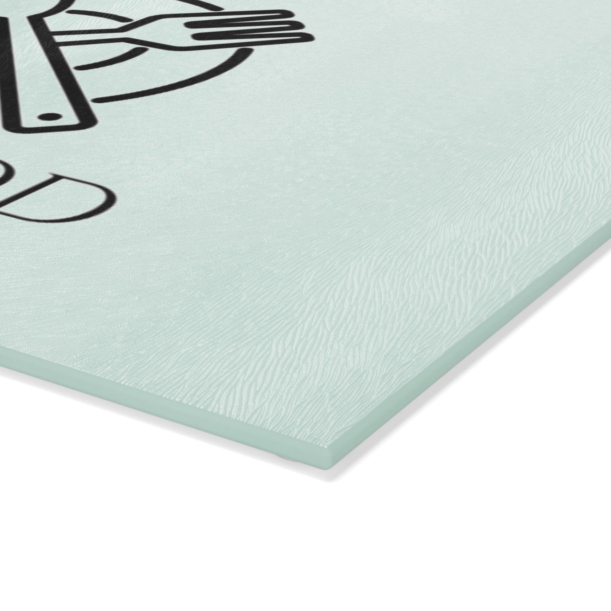 Glass Cutting Board - "Eat Good" Kitchen Decor, Unique Gifts for Foodies, Housewarming, Weddings, Cooking Enthusiasts