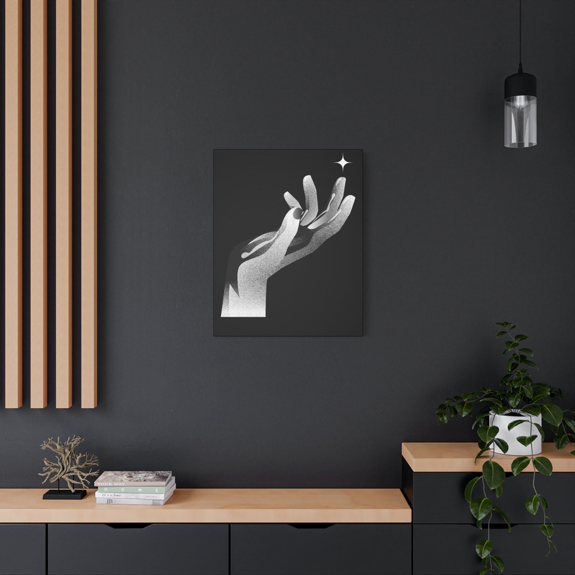 Hand canvas Artwork