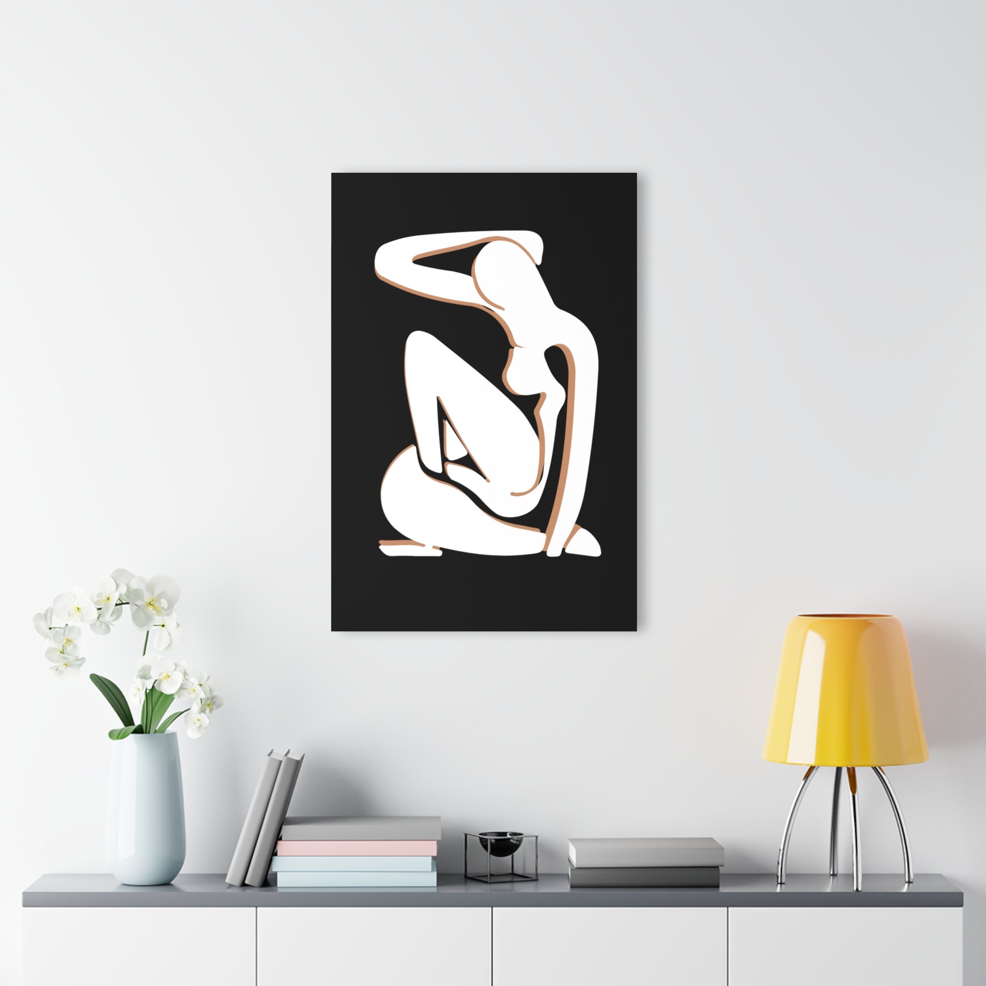 Elegant Acrylic Art Print - Modern Body Sculpt Home Decor