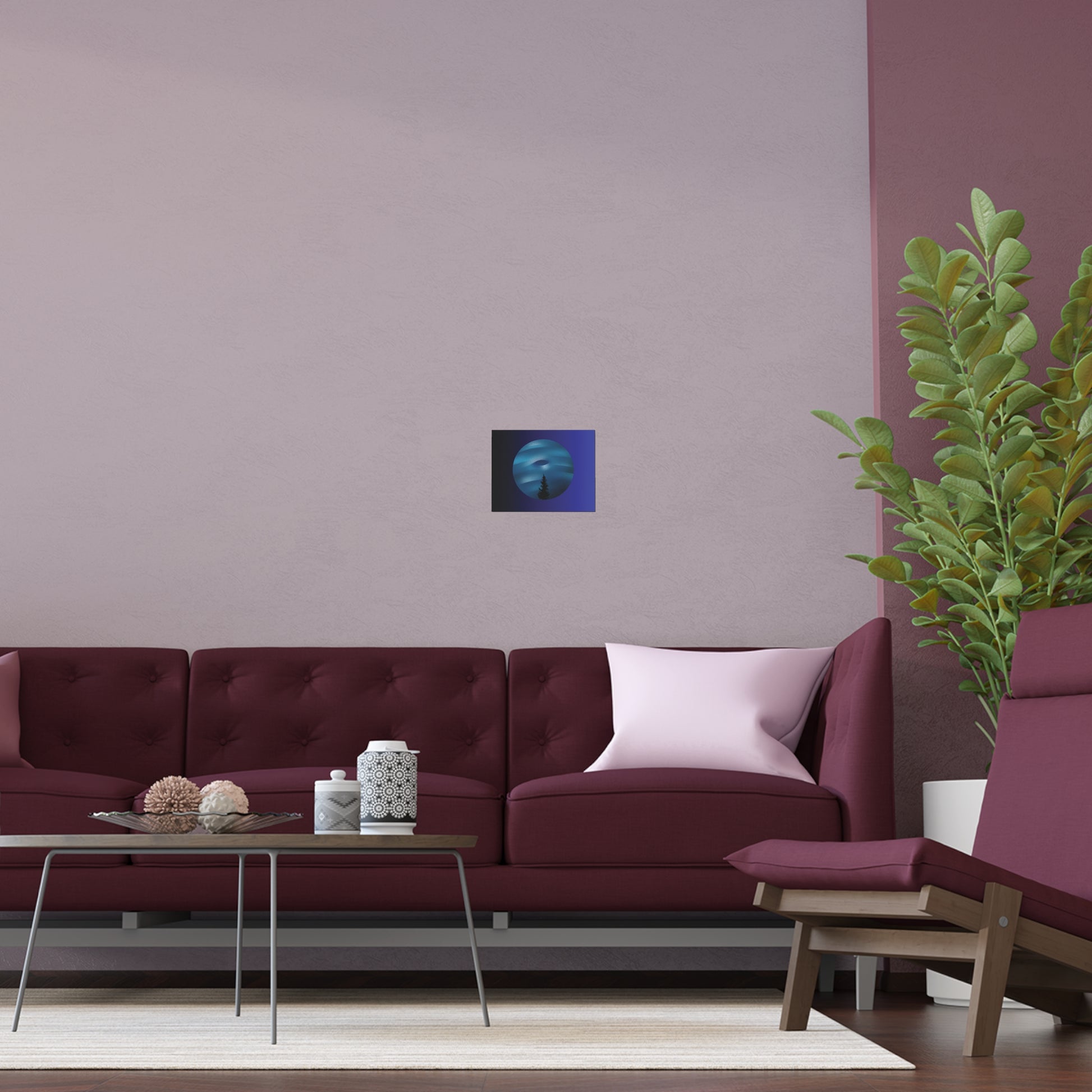 Silk Posters - Retro Neptune Style for Dark and Gloomy Rooms
