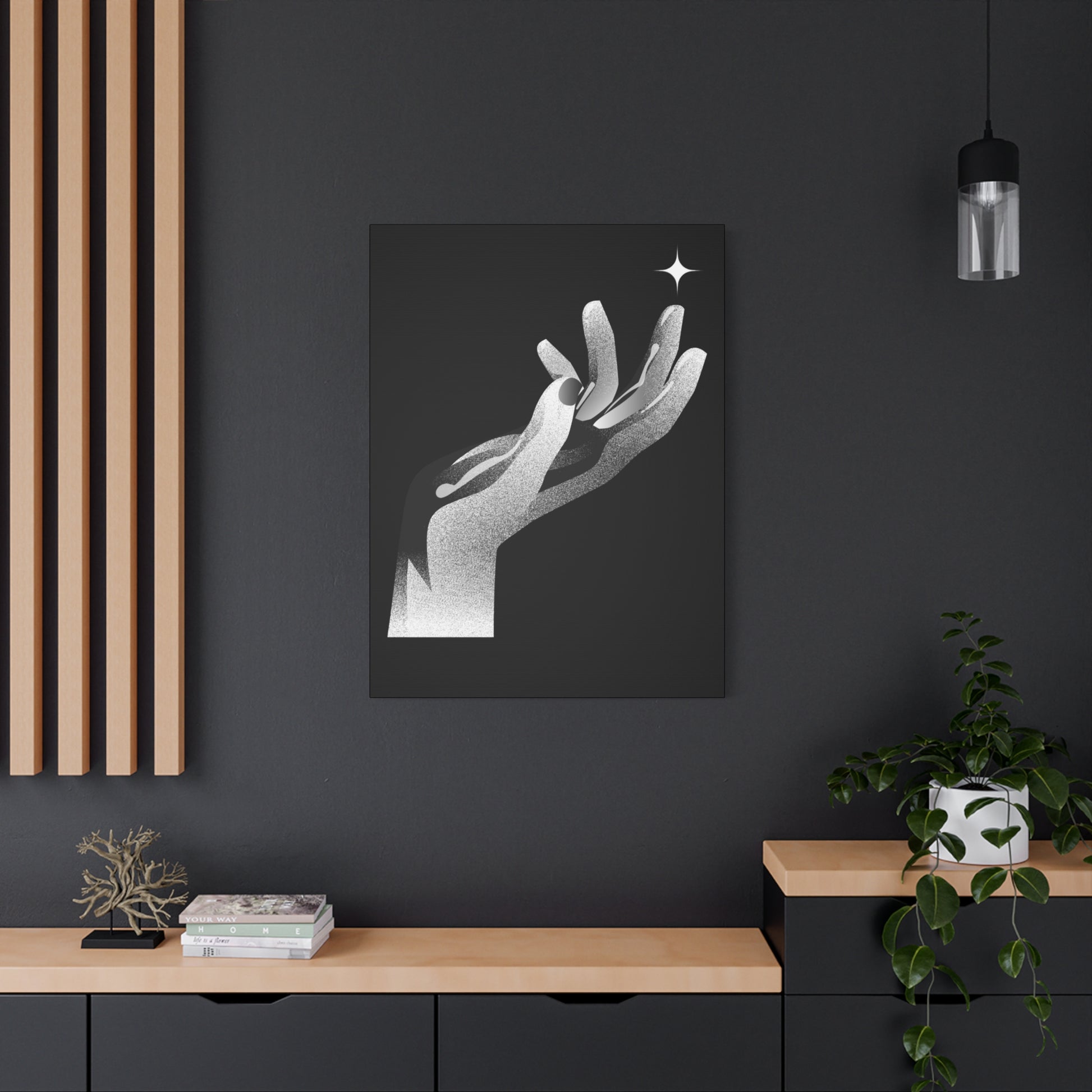Hand canvas Artwork