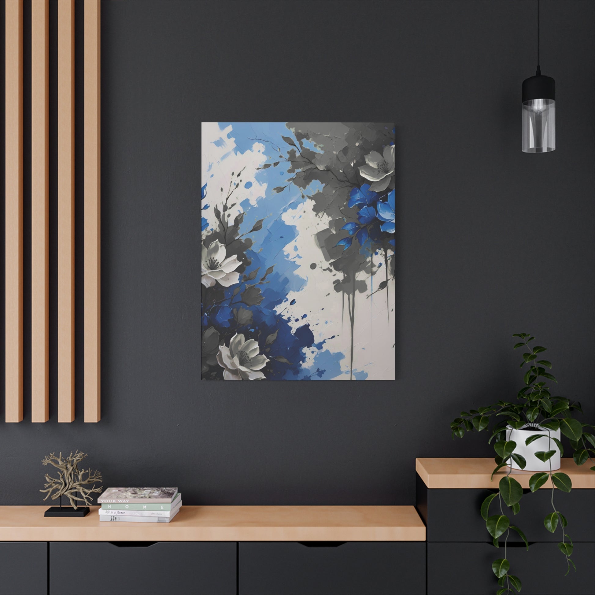 Canvas Print - Autistic Flowers Painting