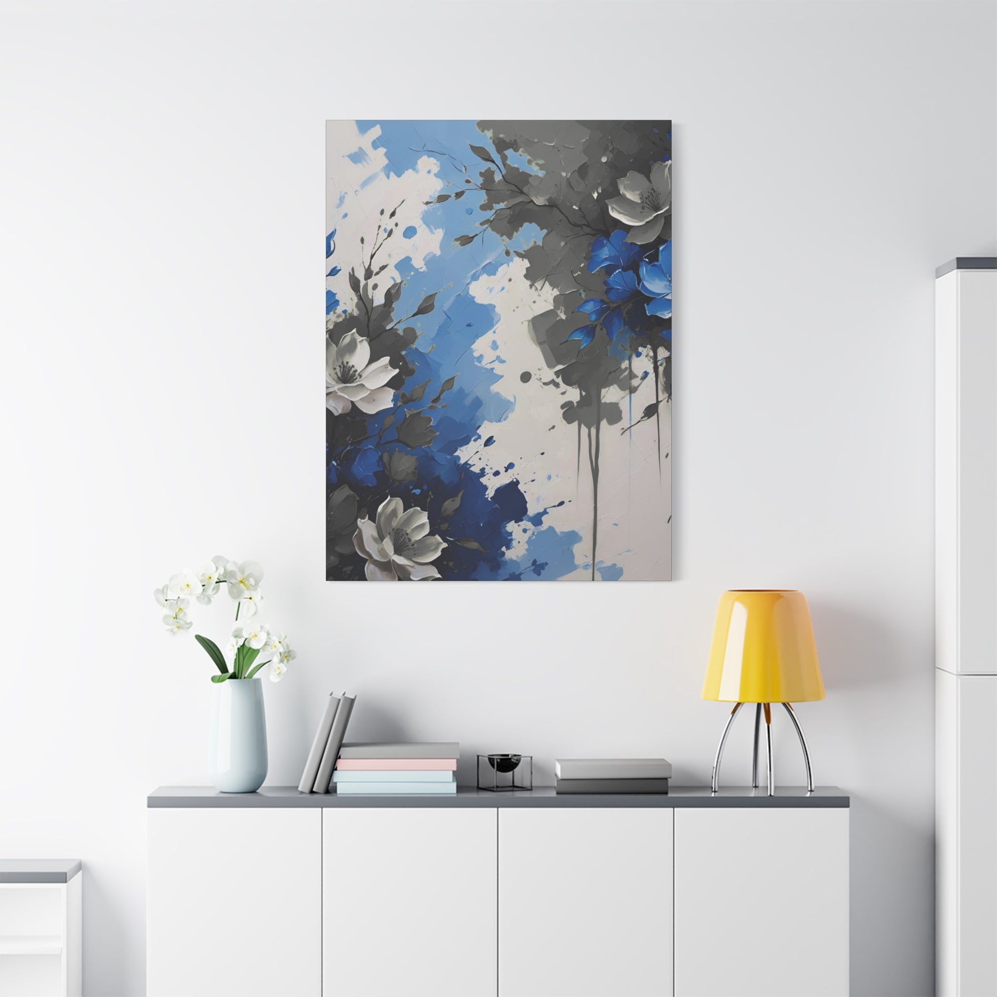 Canvas Print - Autistic Flowers Painting