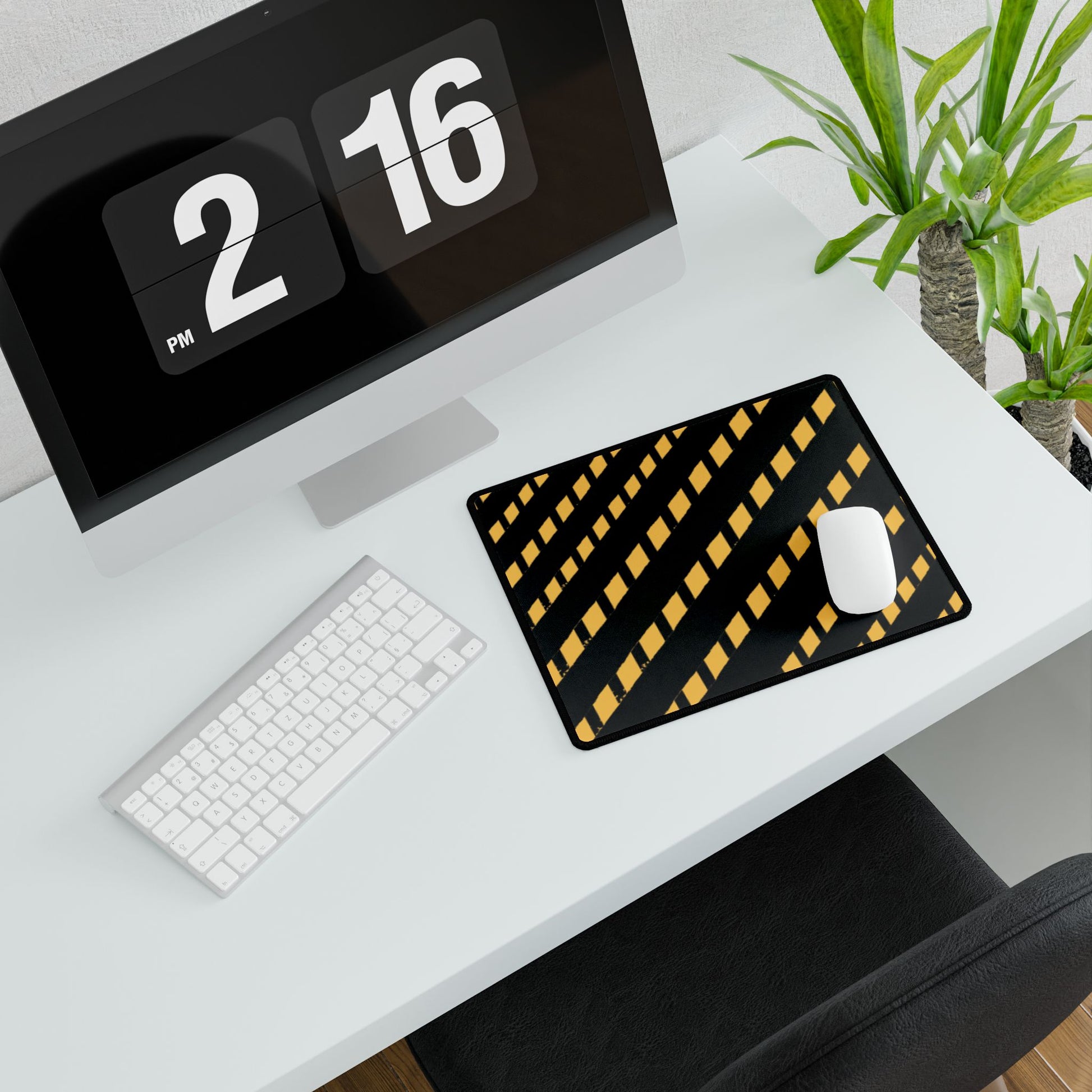 Desk Mat Caution Tape Design