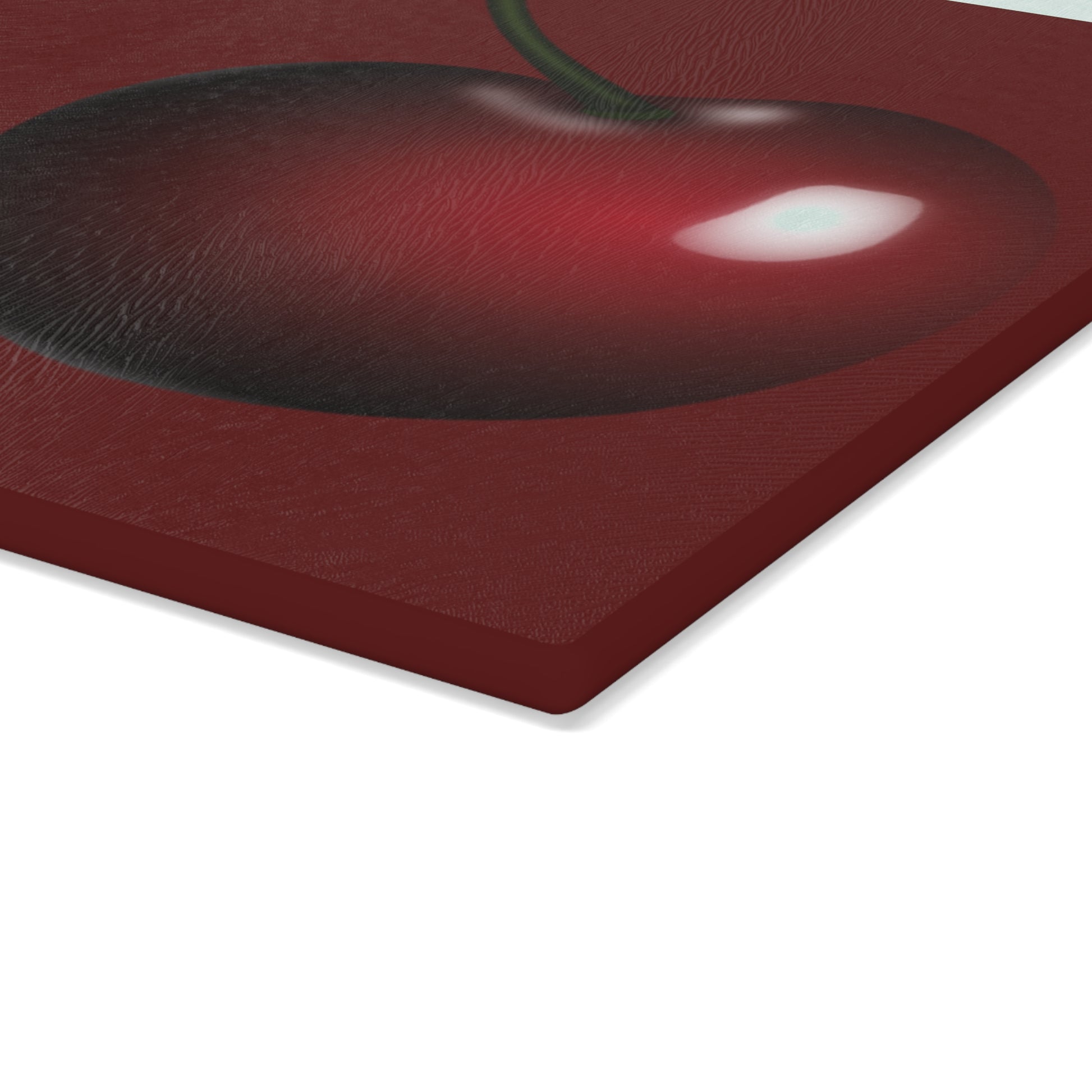 Cherry blossom glass cutting board