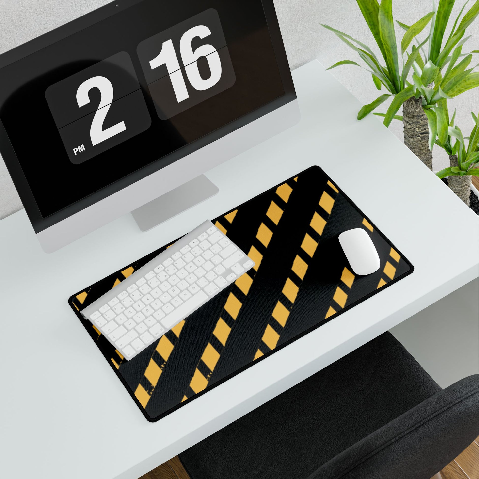 Desk Mat Caution Tape Design