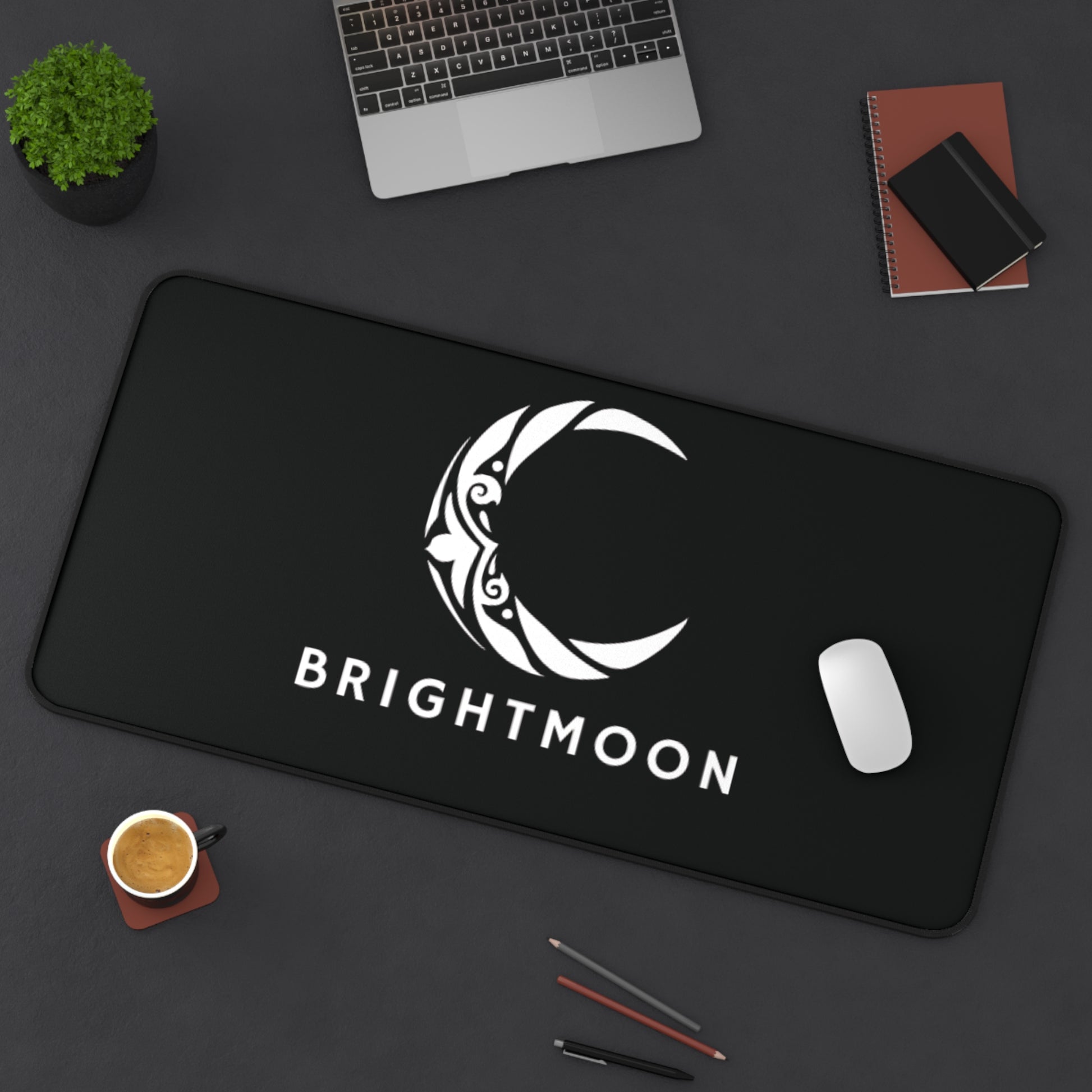 Desk Mat - Moonlit Night Lunar Elegance Mousepad