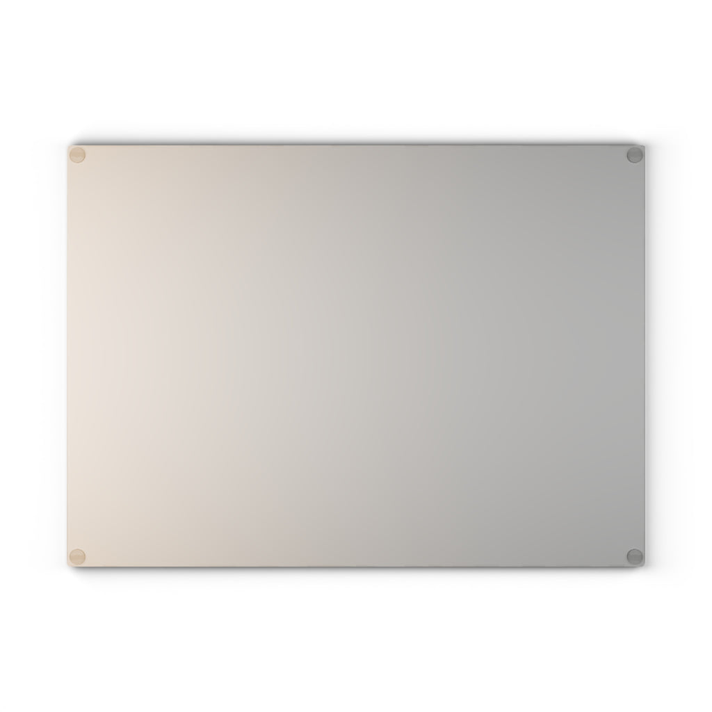 Hallow yellow glass cutting board
