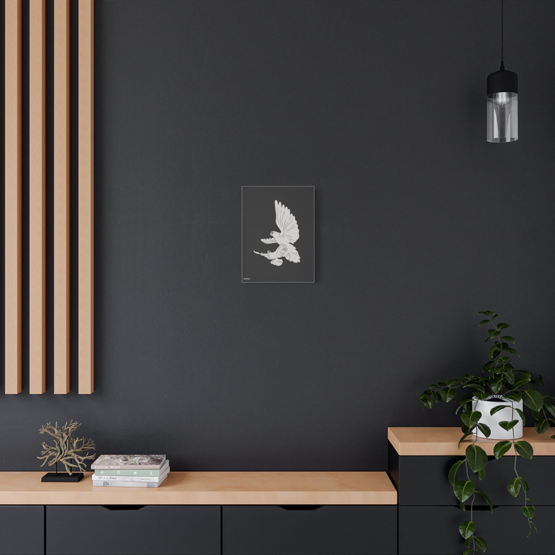 Elegant Bird Wall Art Canvas