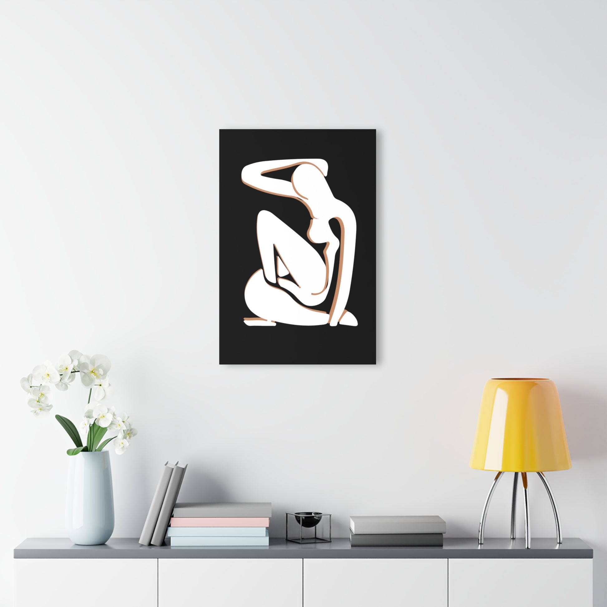 Elegant Acrylic Art Print - Modern Body Sculpt Home Decor