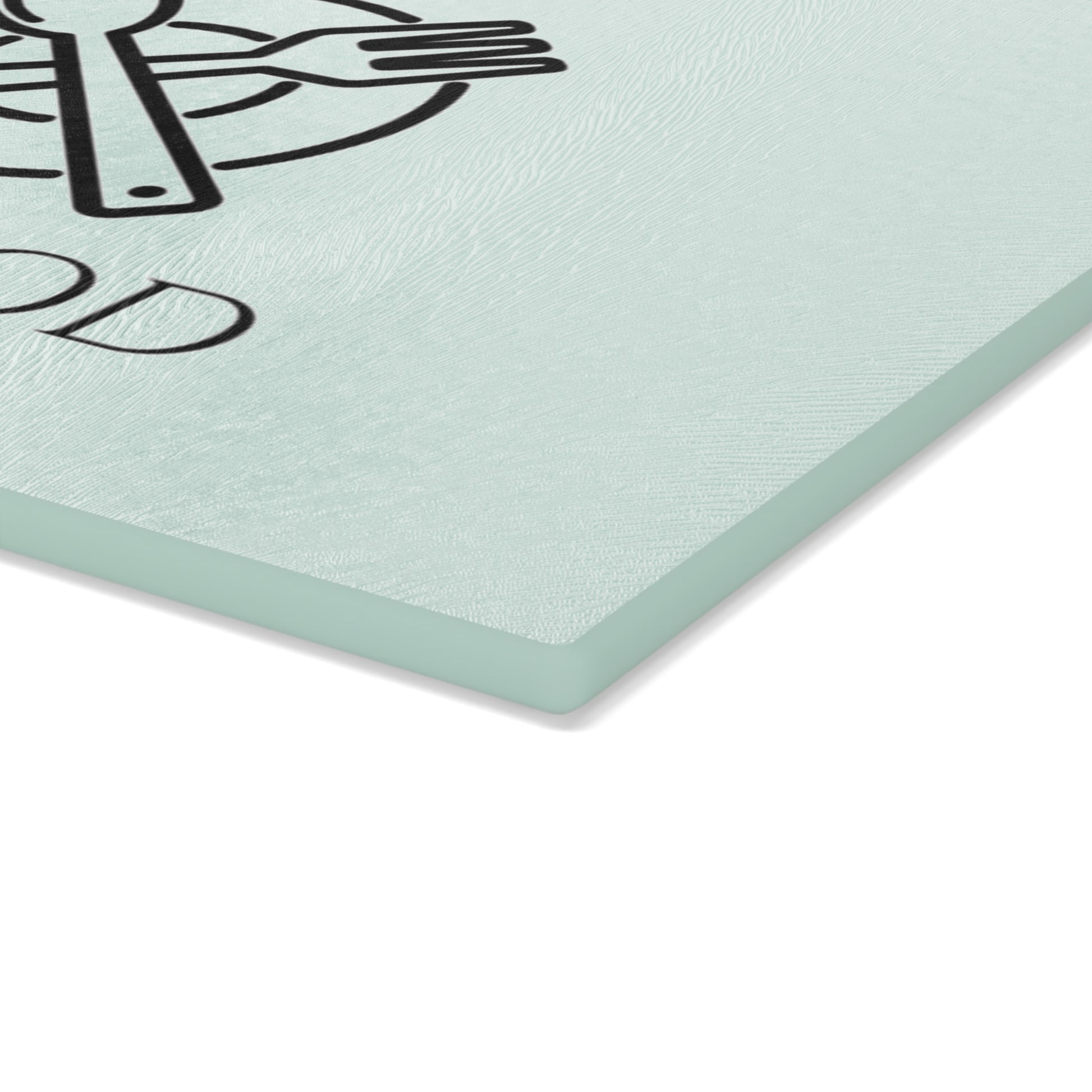 Glass Cutting Board - "Eat Good" Kitchen Decor, Unique Gifts for Foodies, Housewarming, Weddings, Cooking Enthusiasts