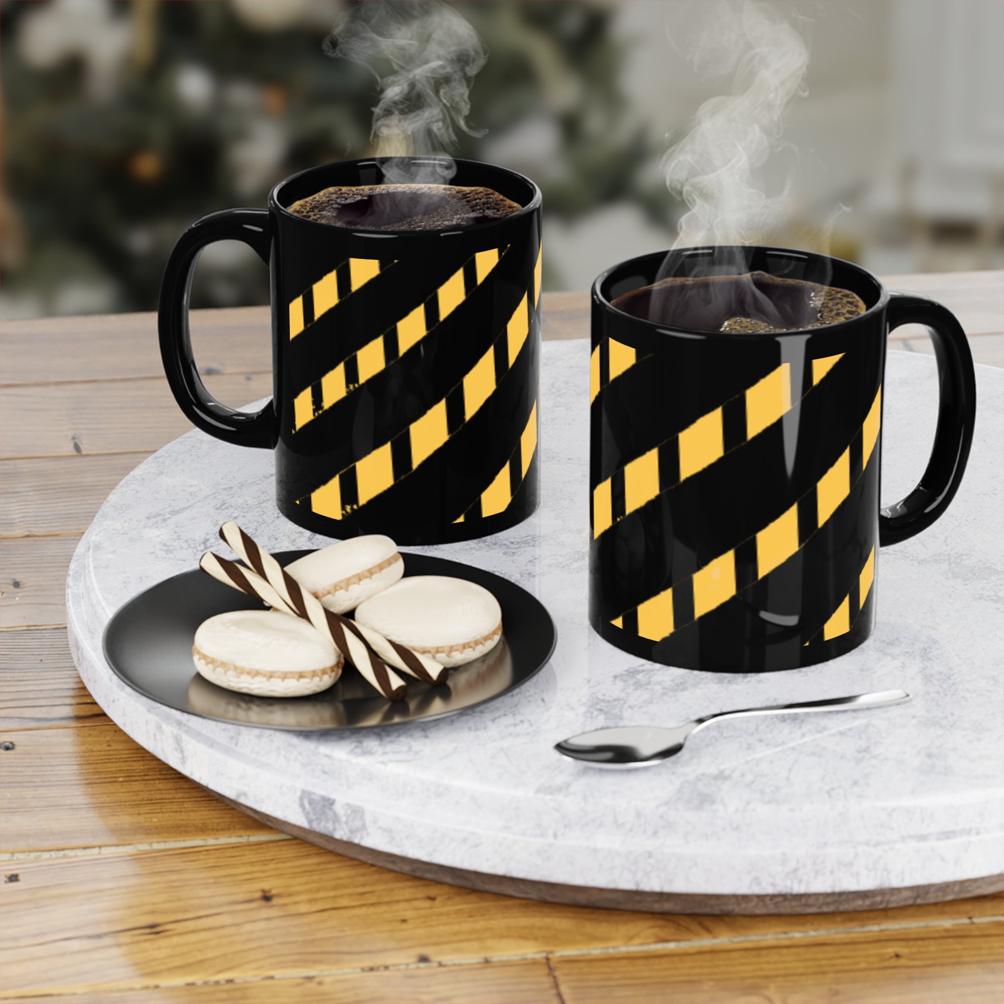Caution Stripe Coffee Mug