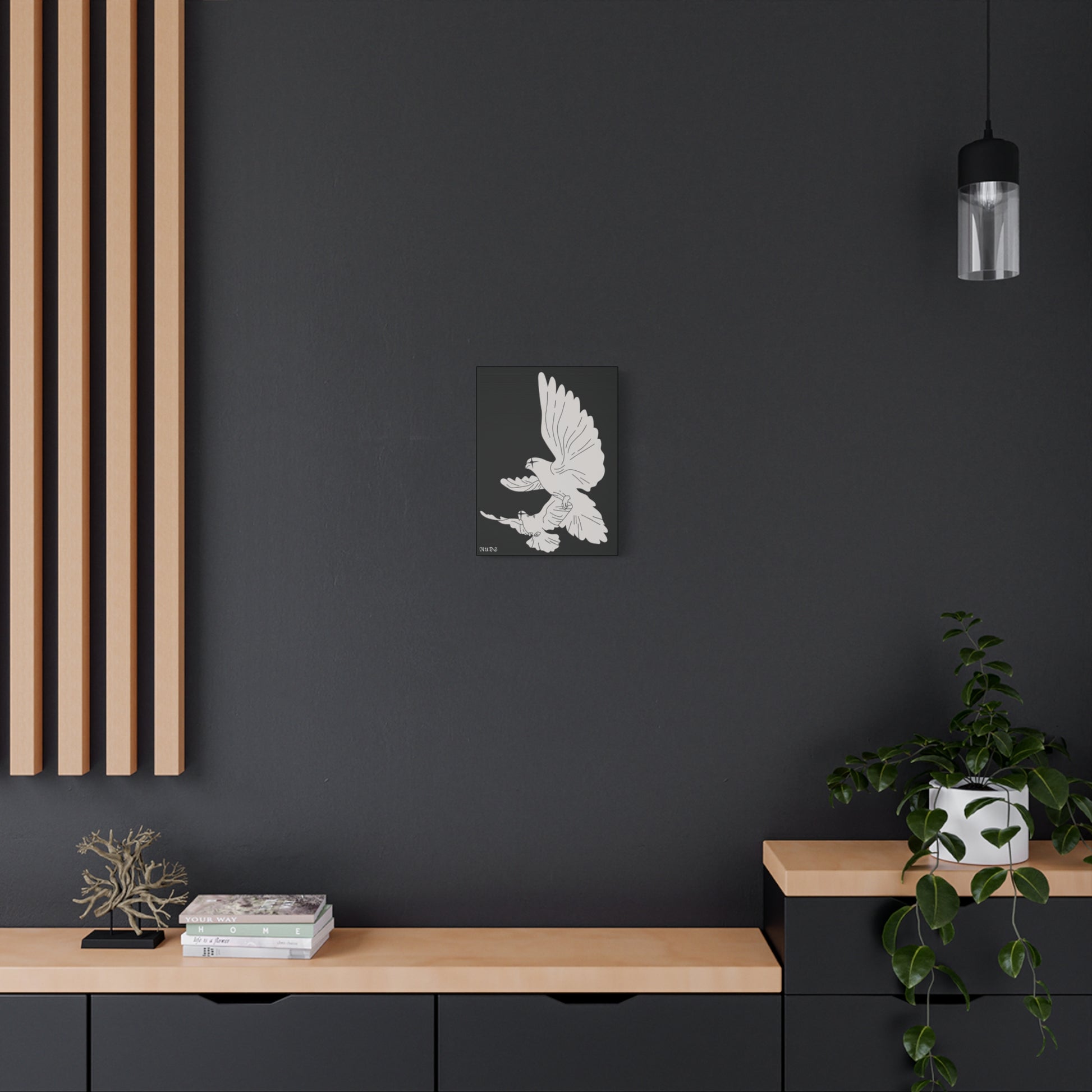 Elegant Bird Wall Art Canvas