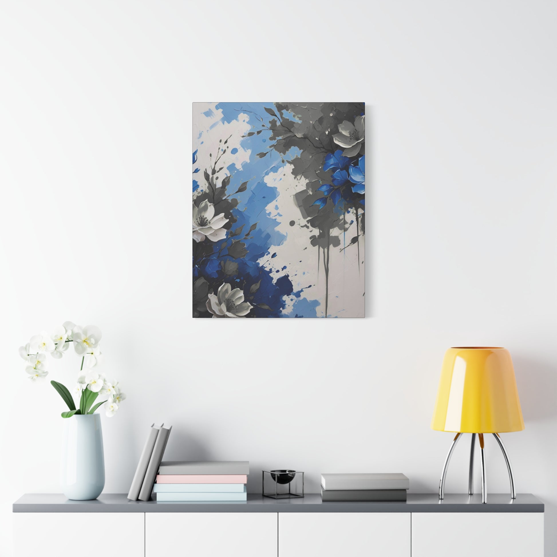 Canvas Print - Autistic Flowers Painting